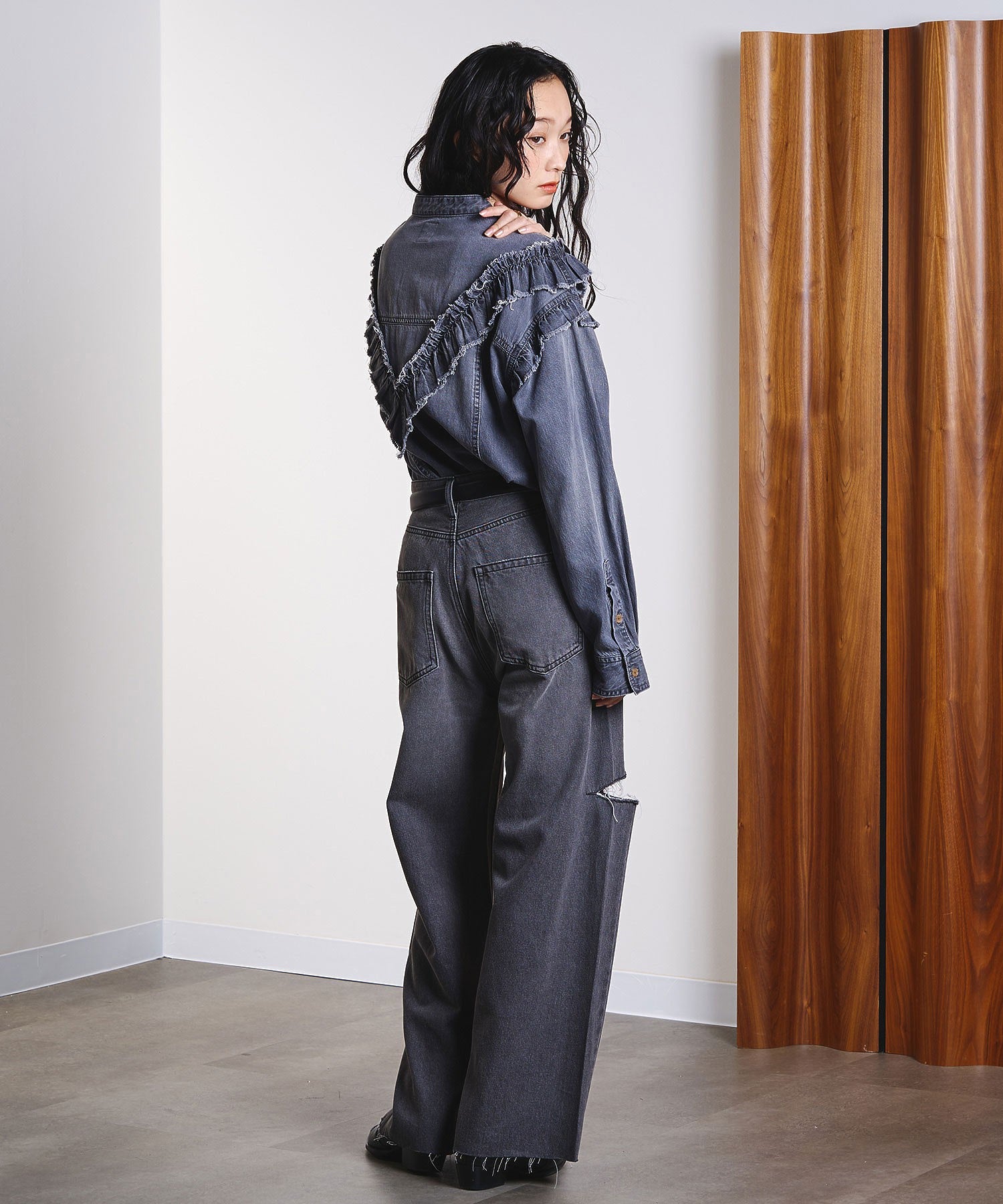 model:161cm 着用サイズ:S