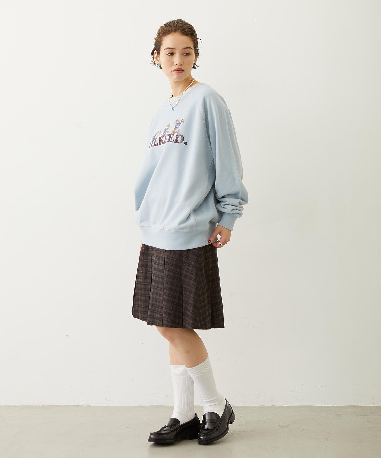 M.FEDDY DOUBLE COLLAR SWEAT TOP