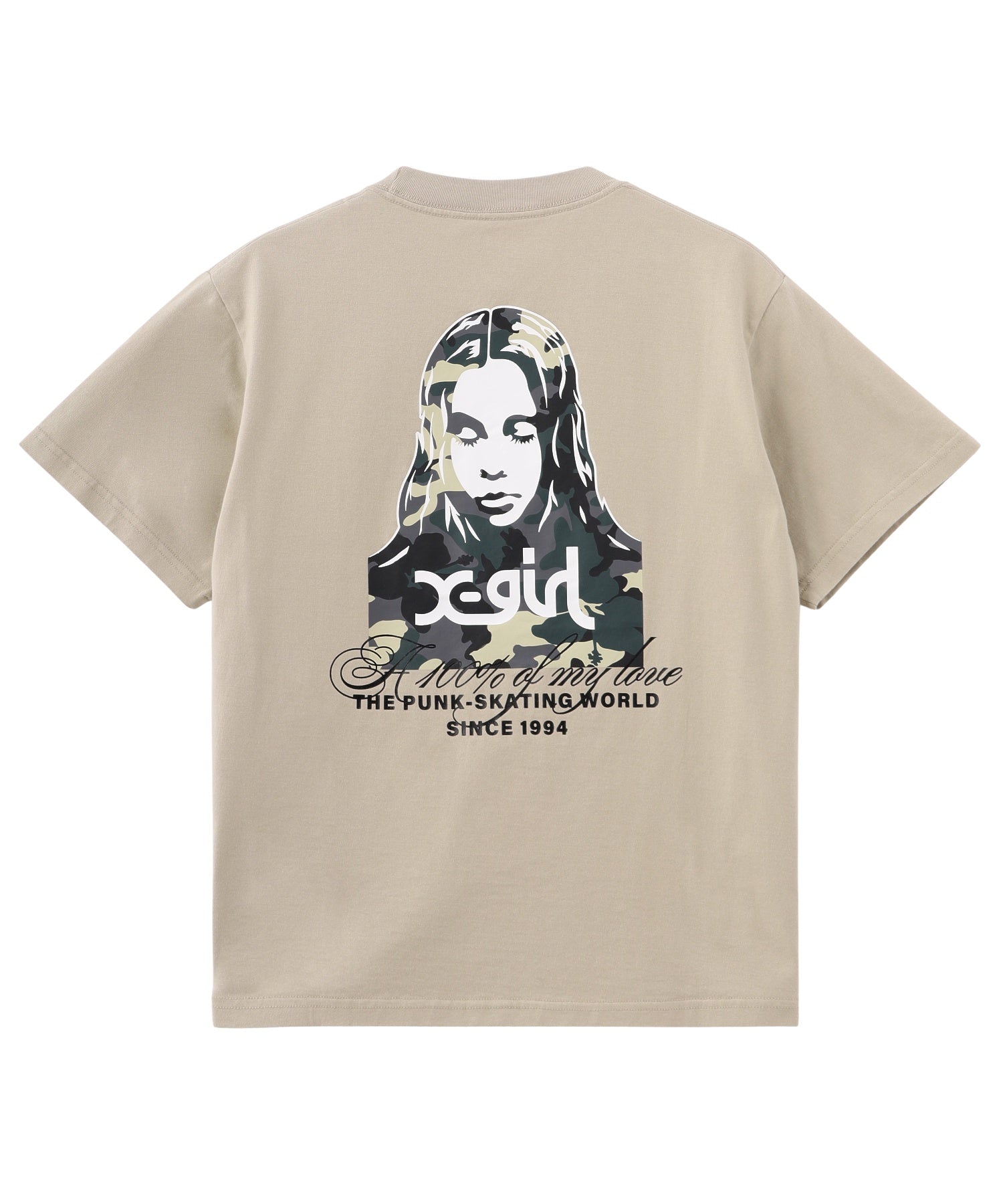 HIBISCUS CAMOUFLAGE FACE S/S TEE