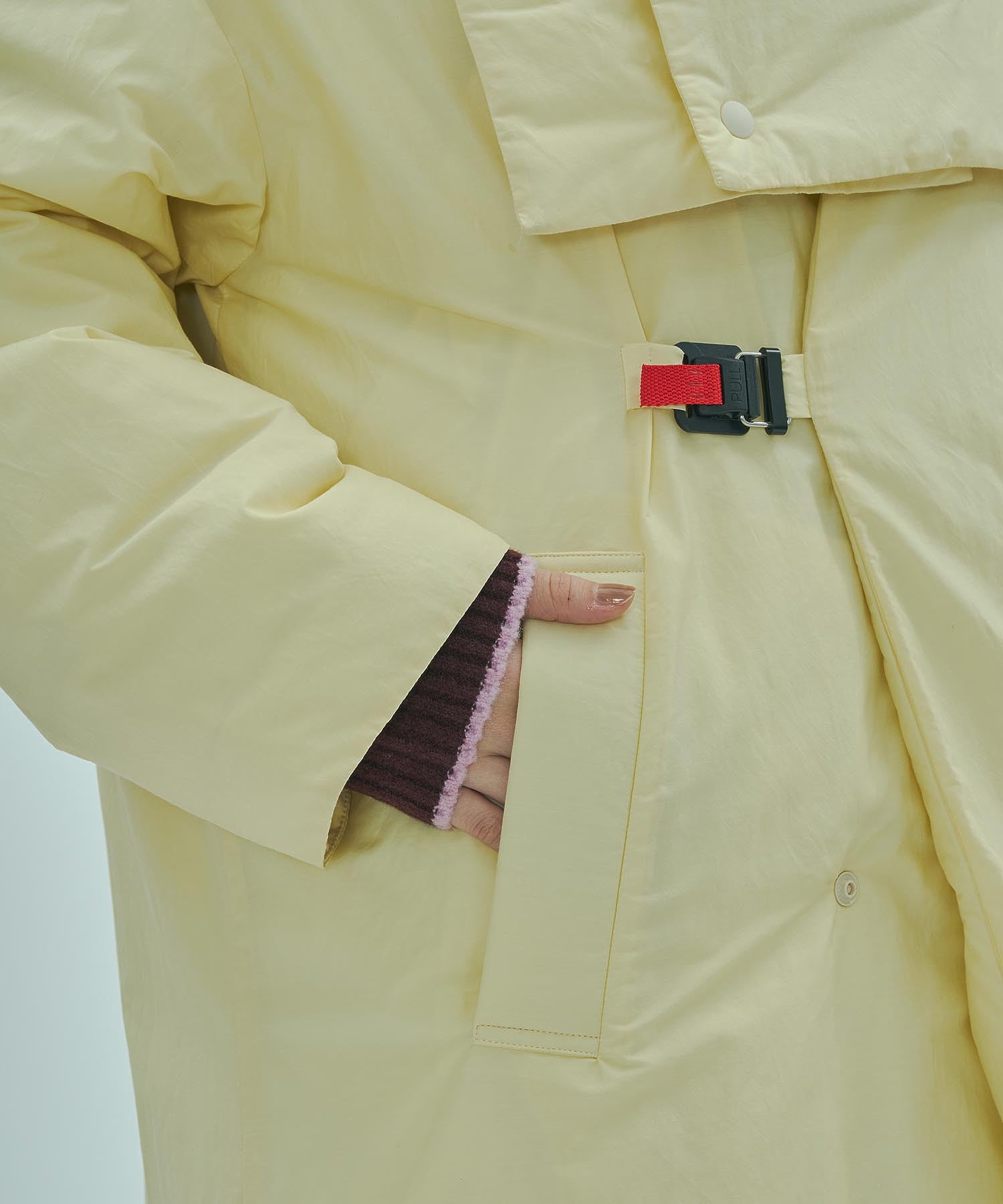 【イエローROSE BUD限定カラー】F/CE./RECYCLE DOWN 2WAY STAND COAT