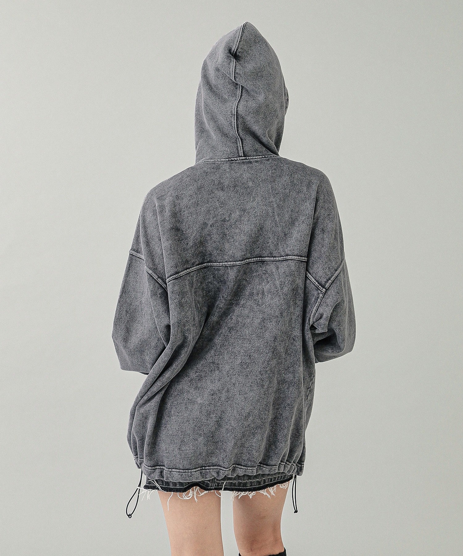 FADED ANORAK SWEAT HOODIE