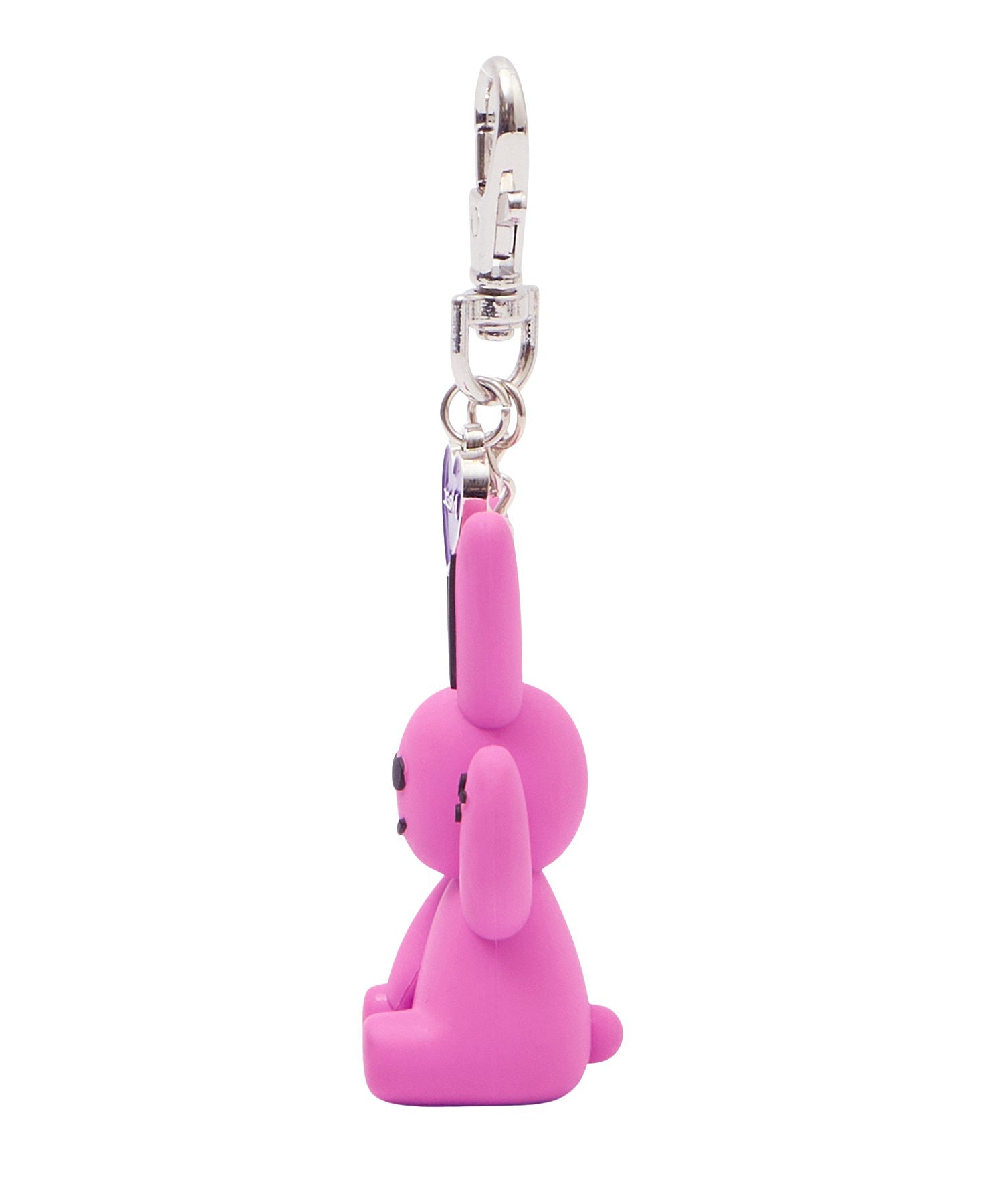 BUNNY AND HEART KEY CHARM