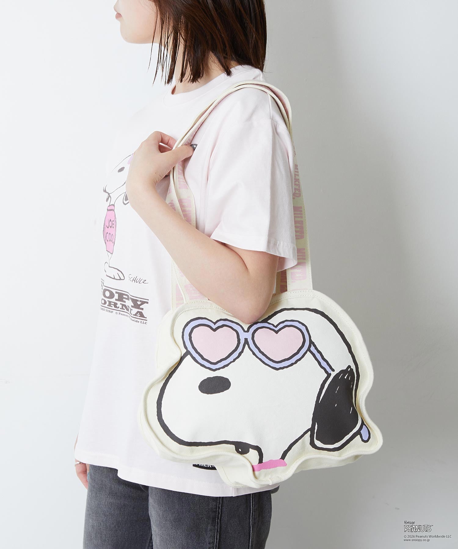 MILKFED. × PEANUTS / FACE TOTE