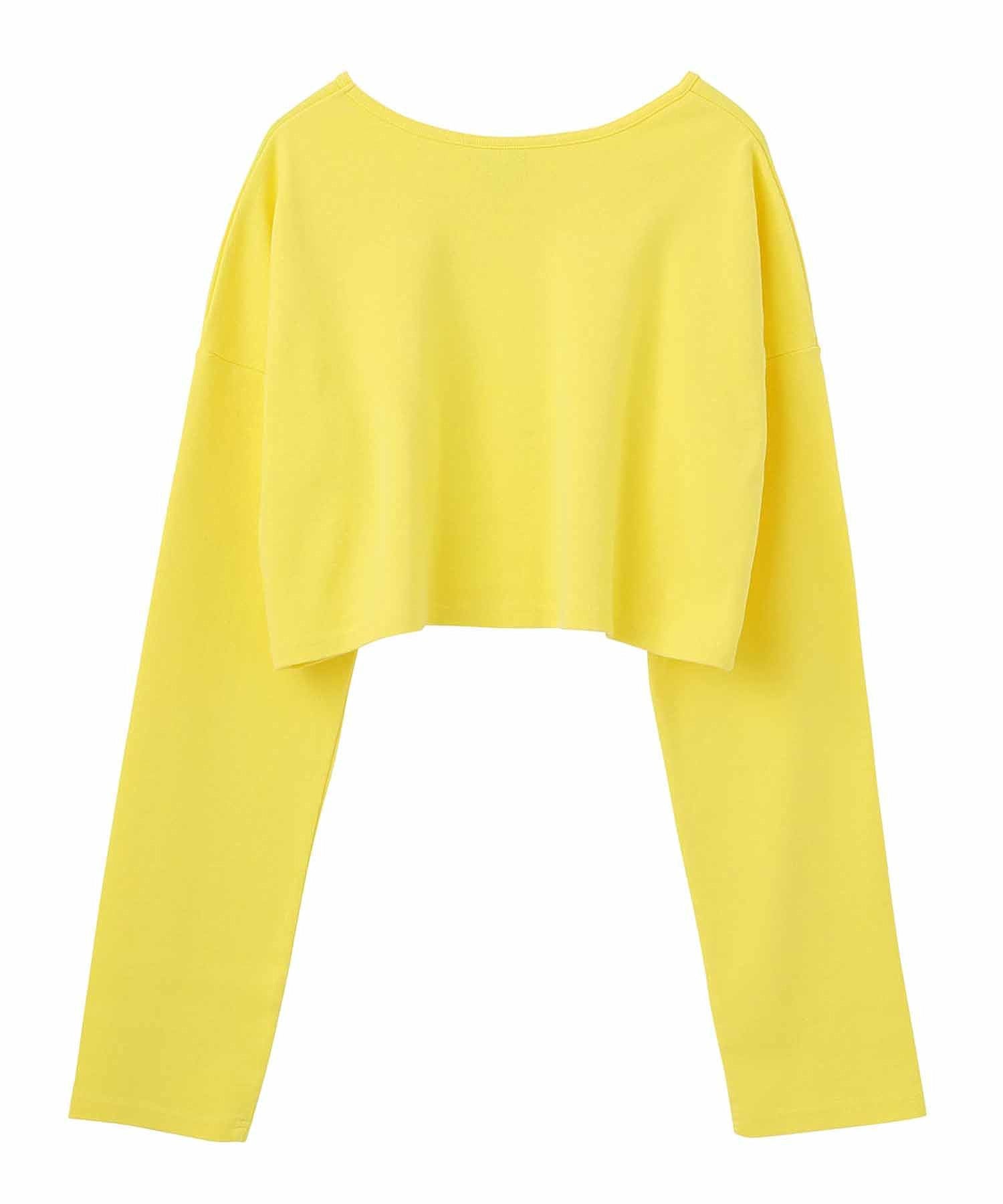 FACE L/S CROPPED TOP X-girl