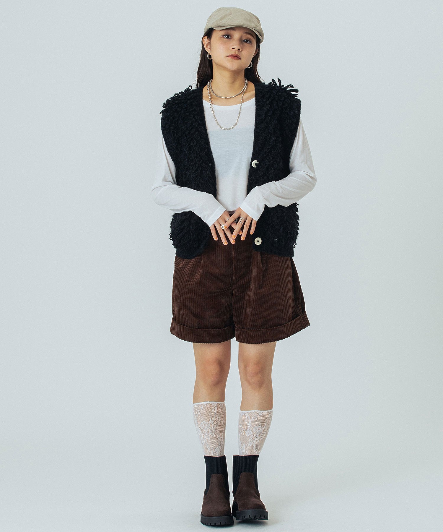 model:160cm 着用サイズ:ONE SIZE
