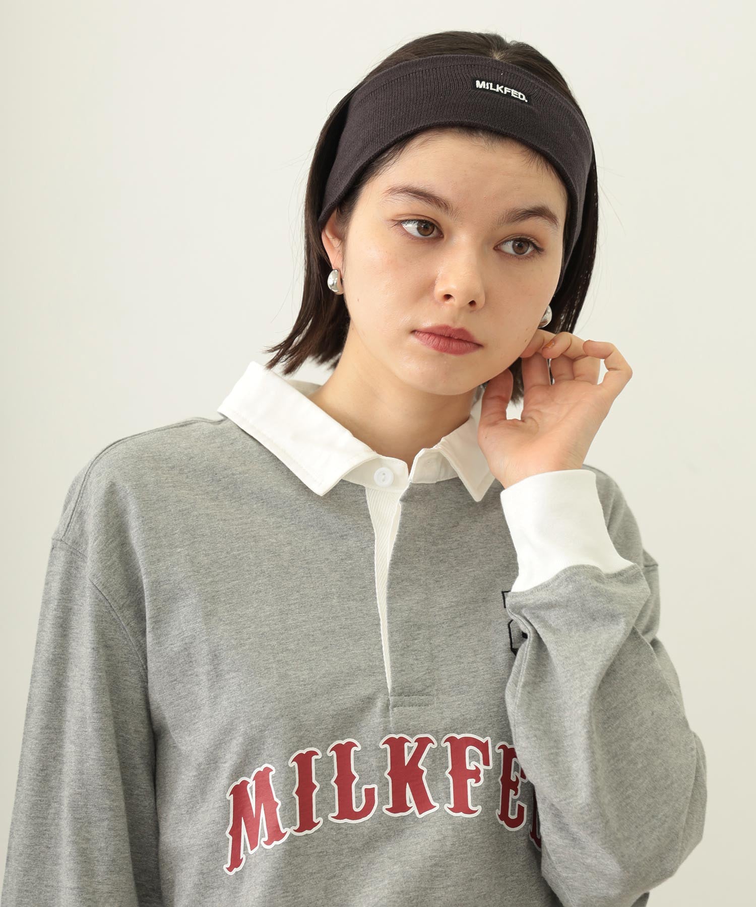 LOGO KNIT HAIR BAND