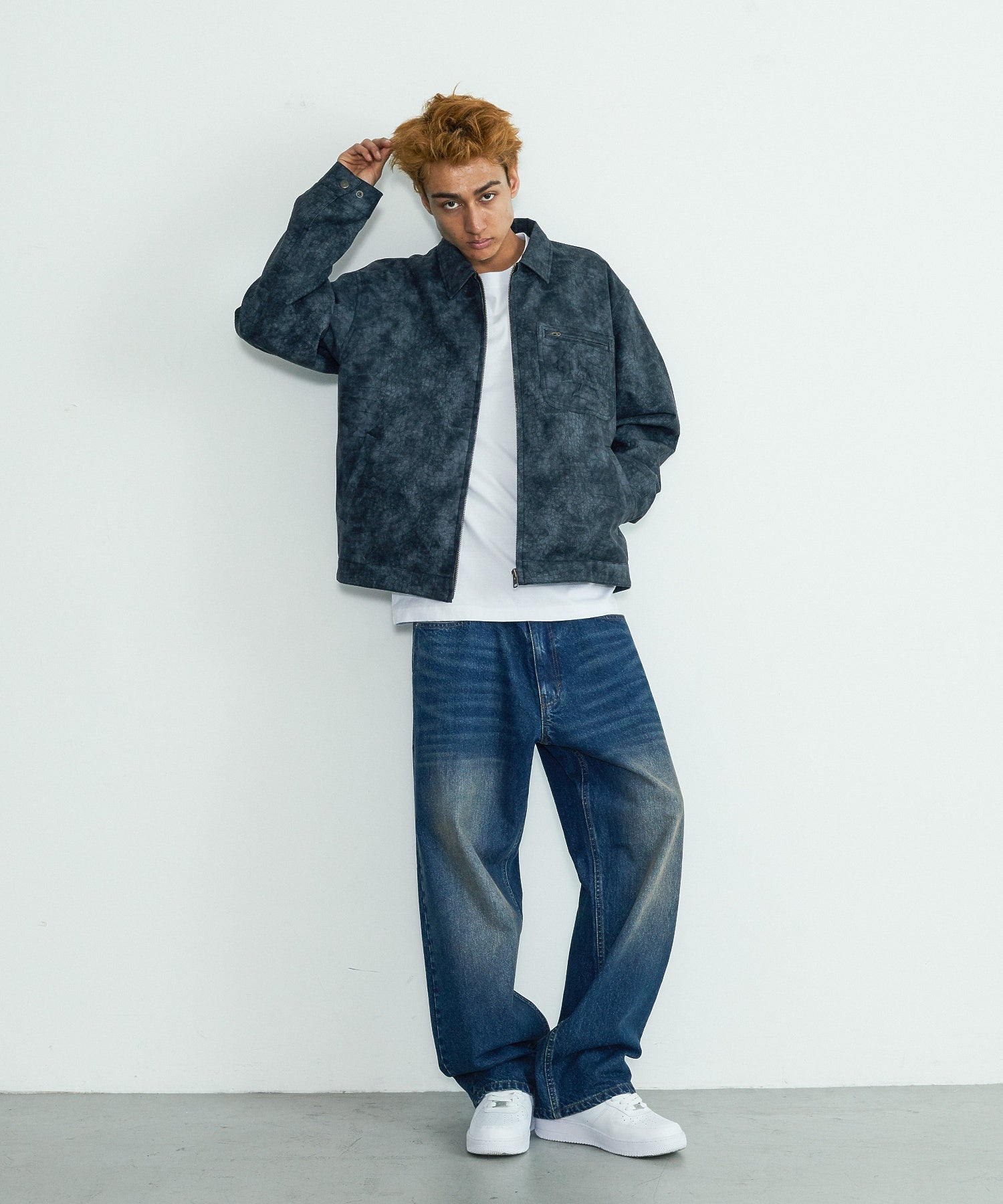 CROC SUEDE JACKET