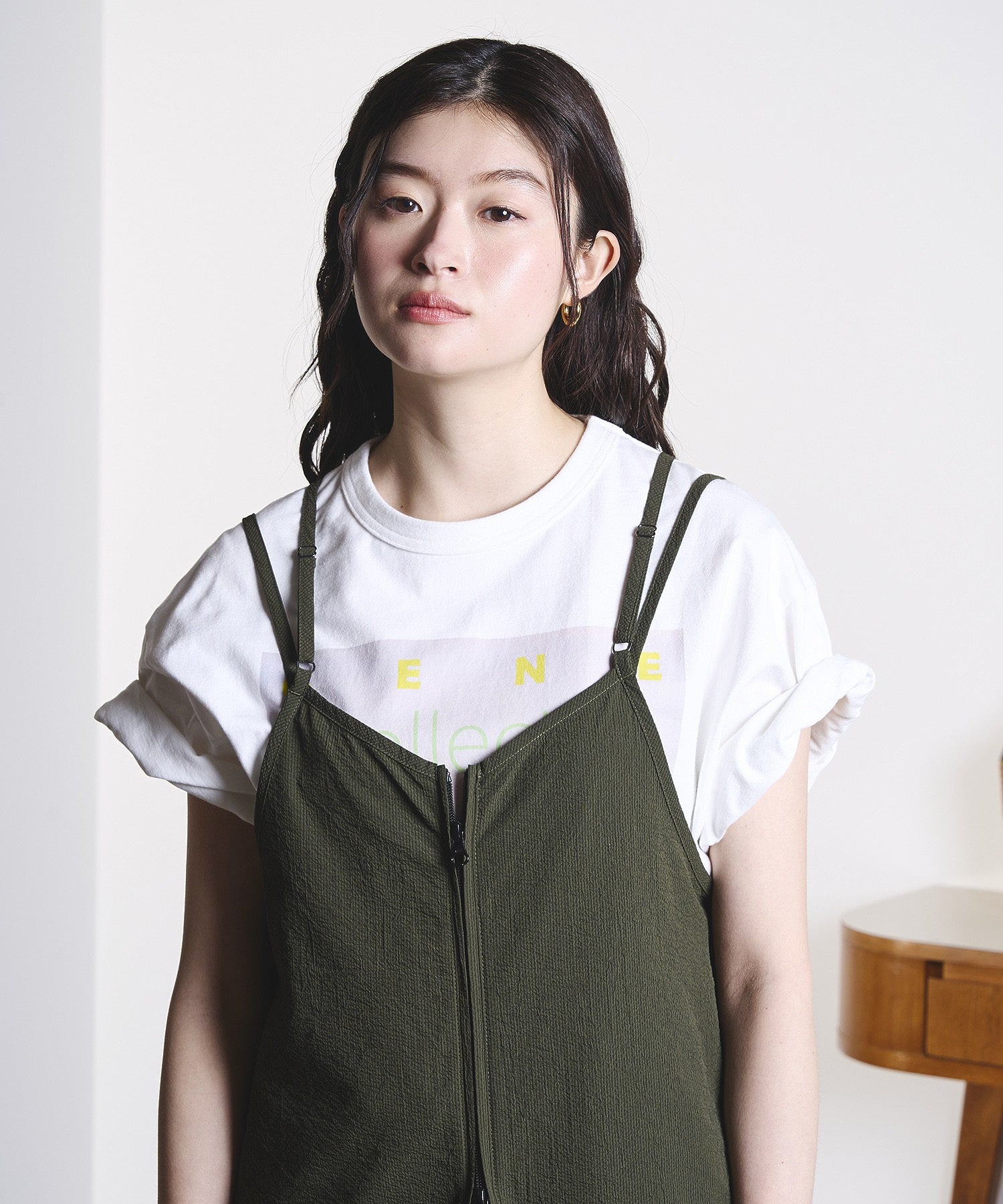 GENE HEAVENS x THOUSAND MILE/NARROW BACK STRAP DRESS