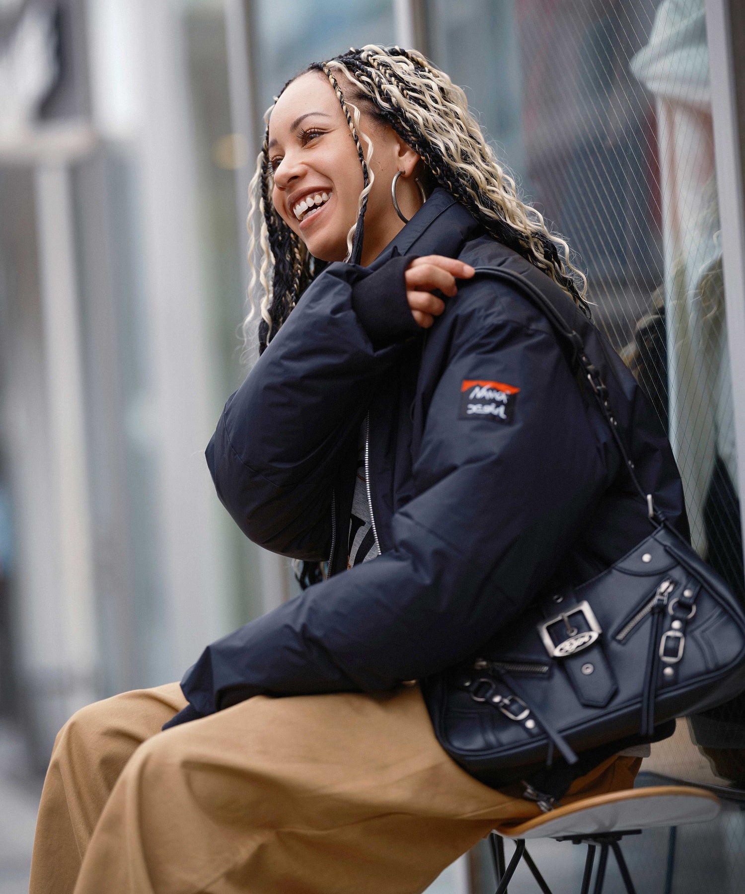 X-girl x NANGA PUFFER JACKET