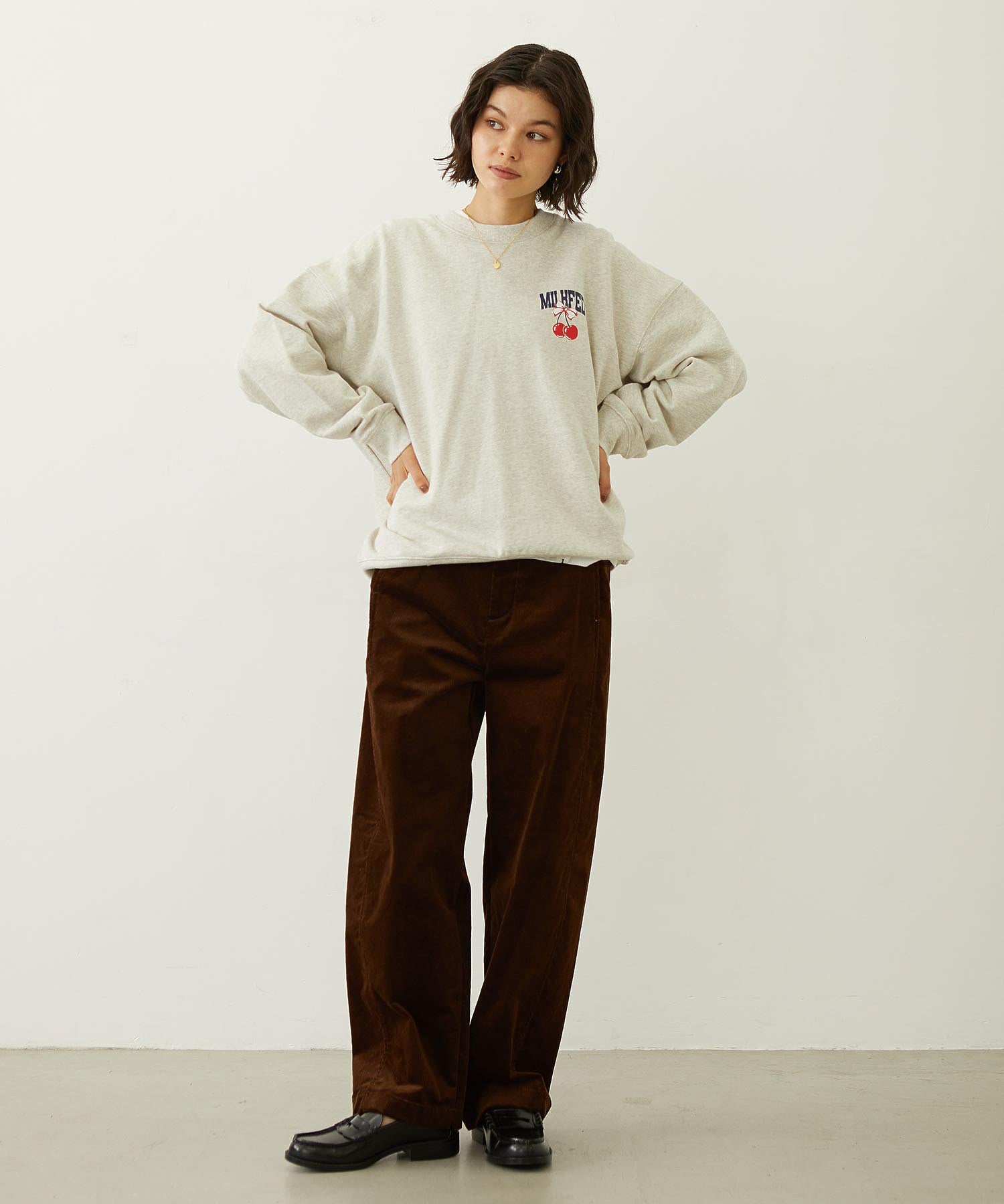 WORK STYLE CORDUROY PANTS