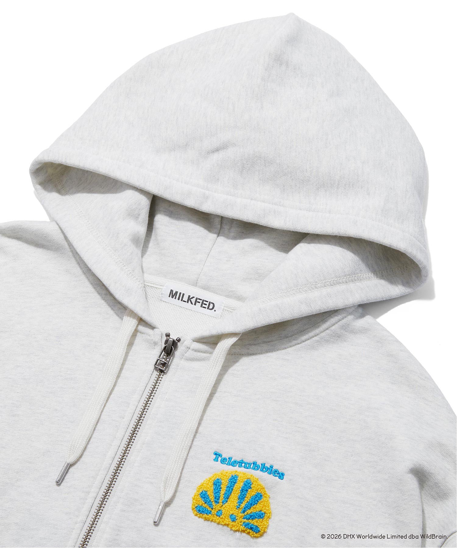 MILKFED. / TELETUBBIES SQUARE FRAME ZIP UP HOODIE