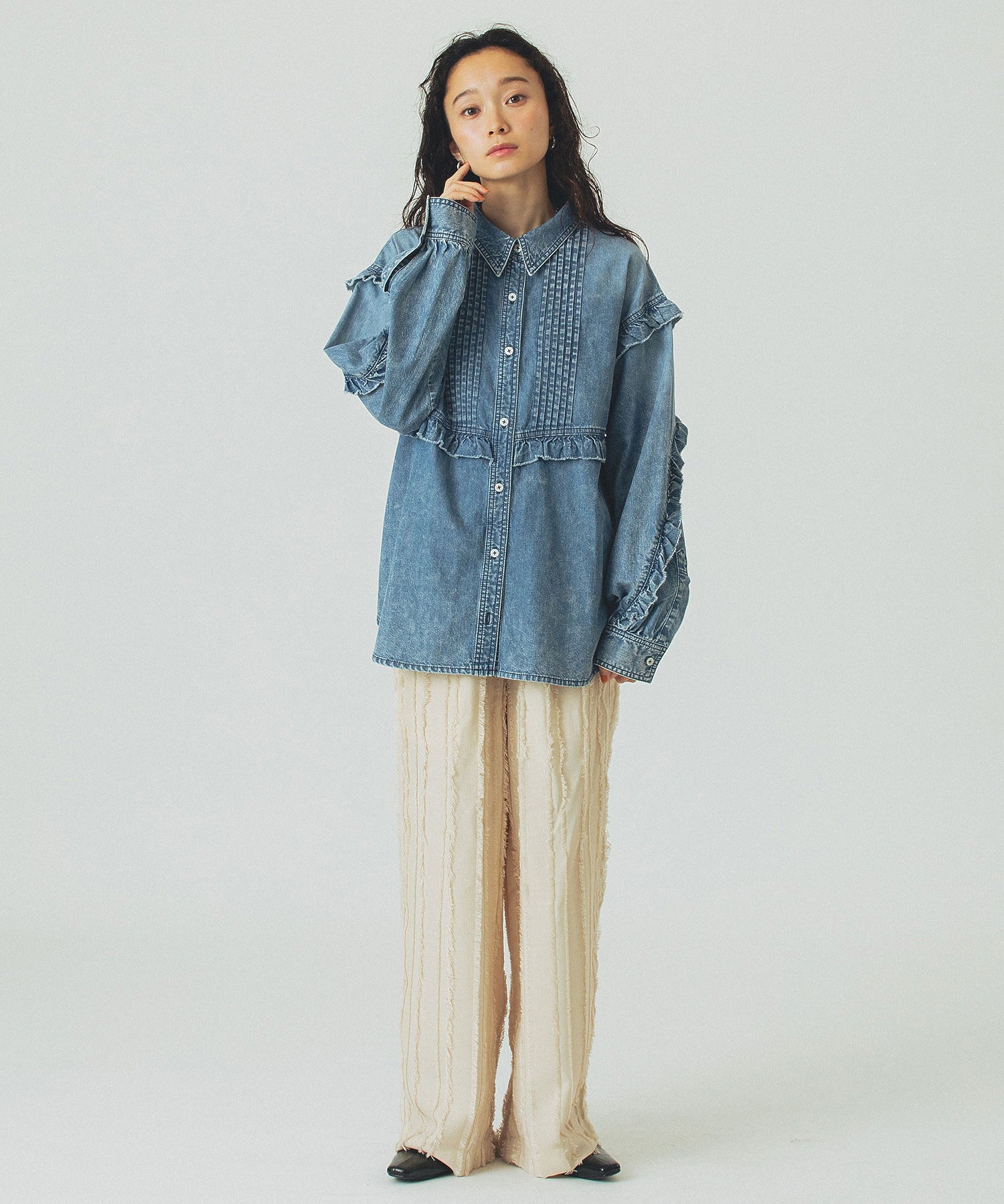 model:161cm 着用サイズ:ONE SIZE