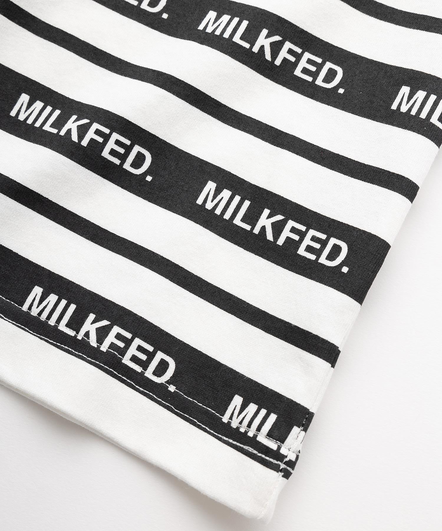 LOGO STRIPE L/S TOP MILKFED.