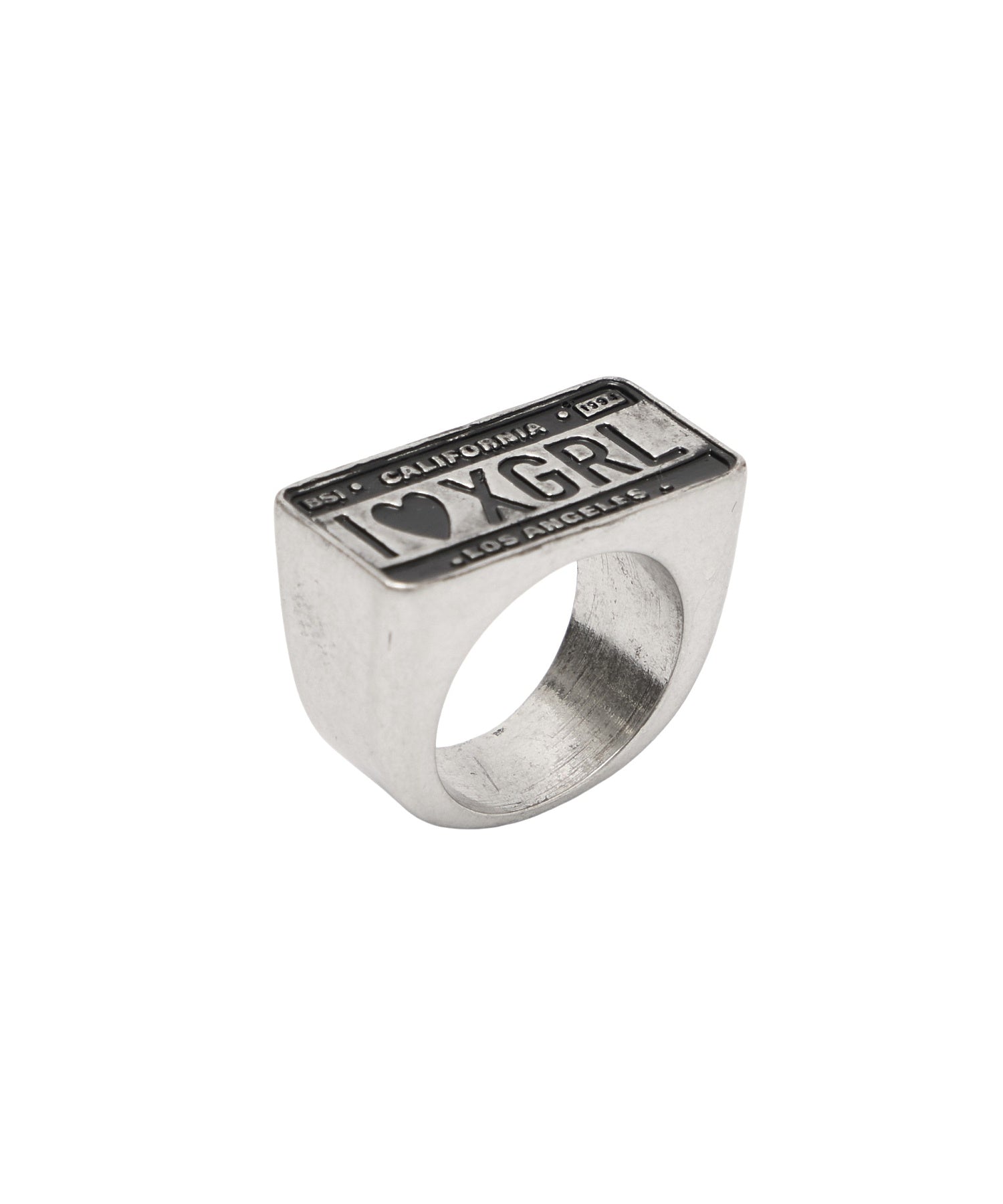 PLATE LOGO RING