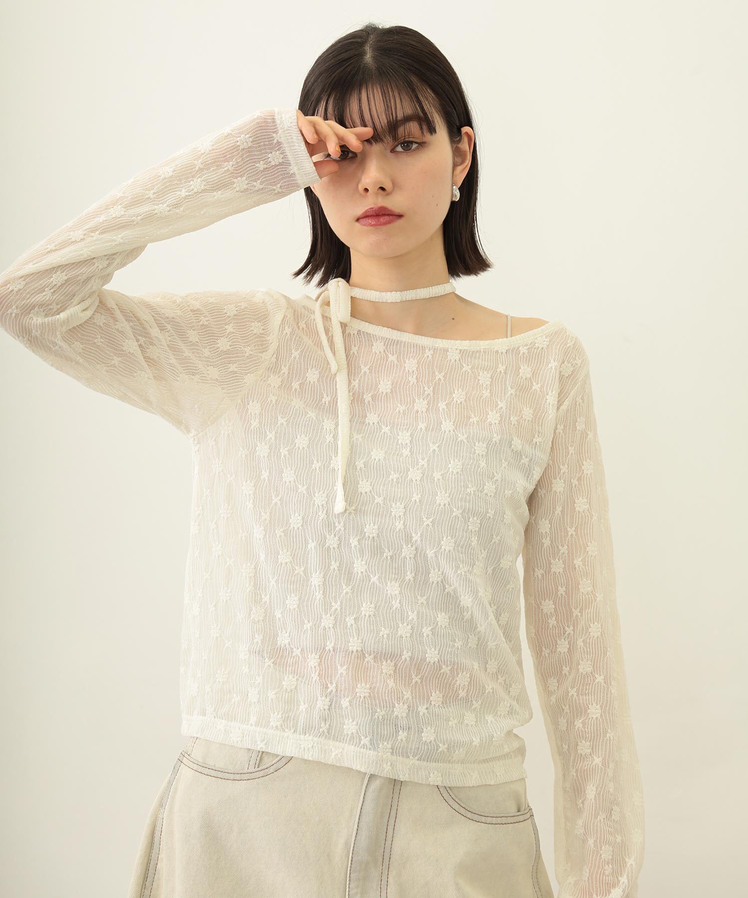LACE L/S TOP