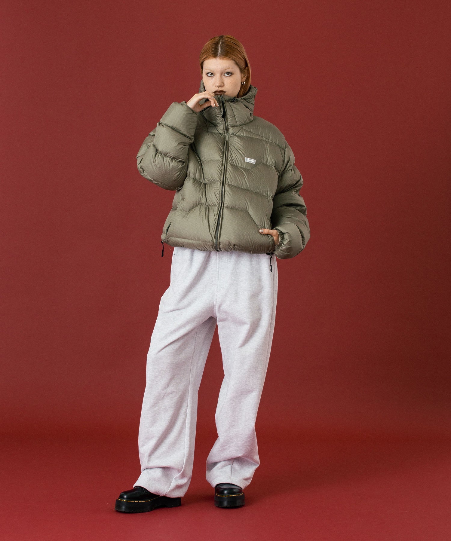 RIPSTOP HOODED DOWN JACKET