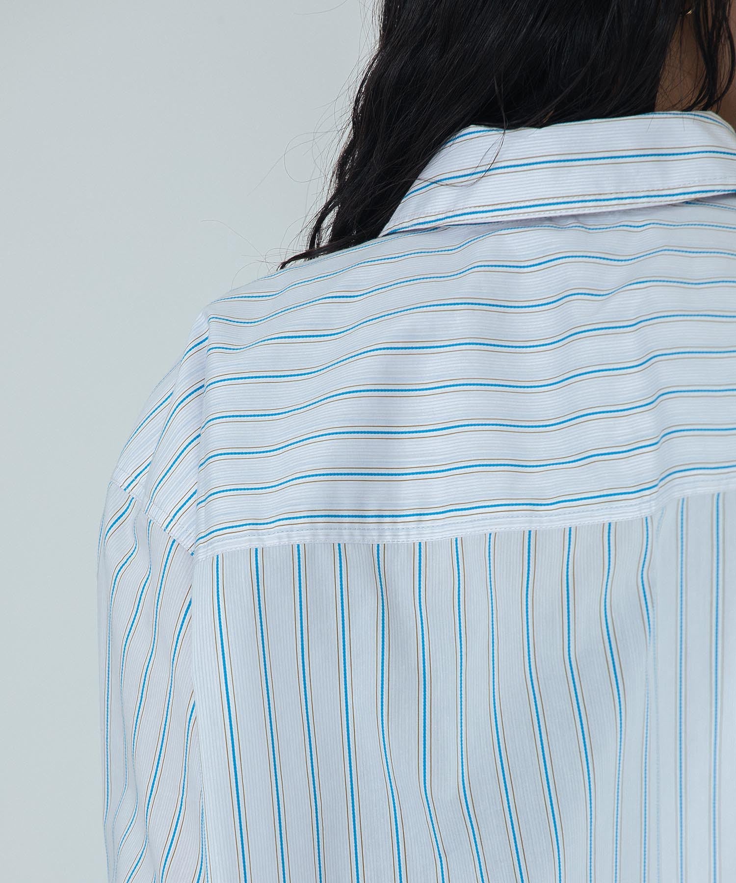 CREOLME/STRIPE L/S SHIRT