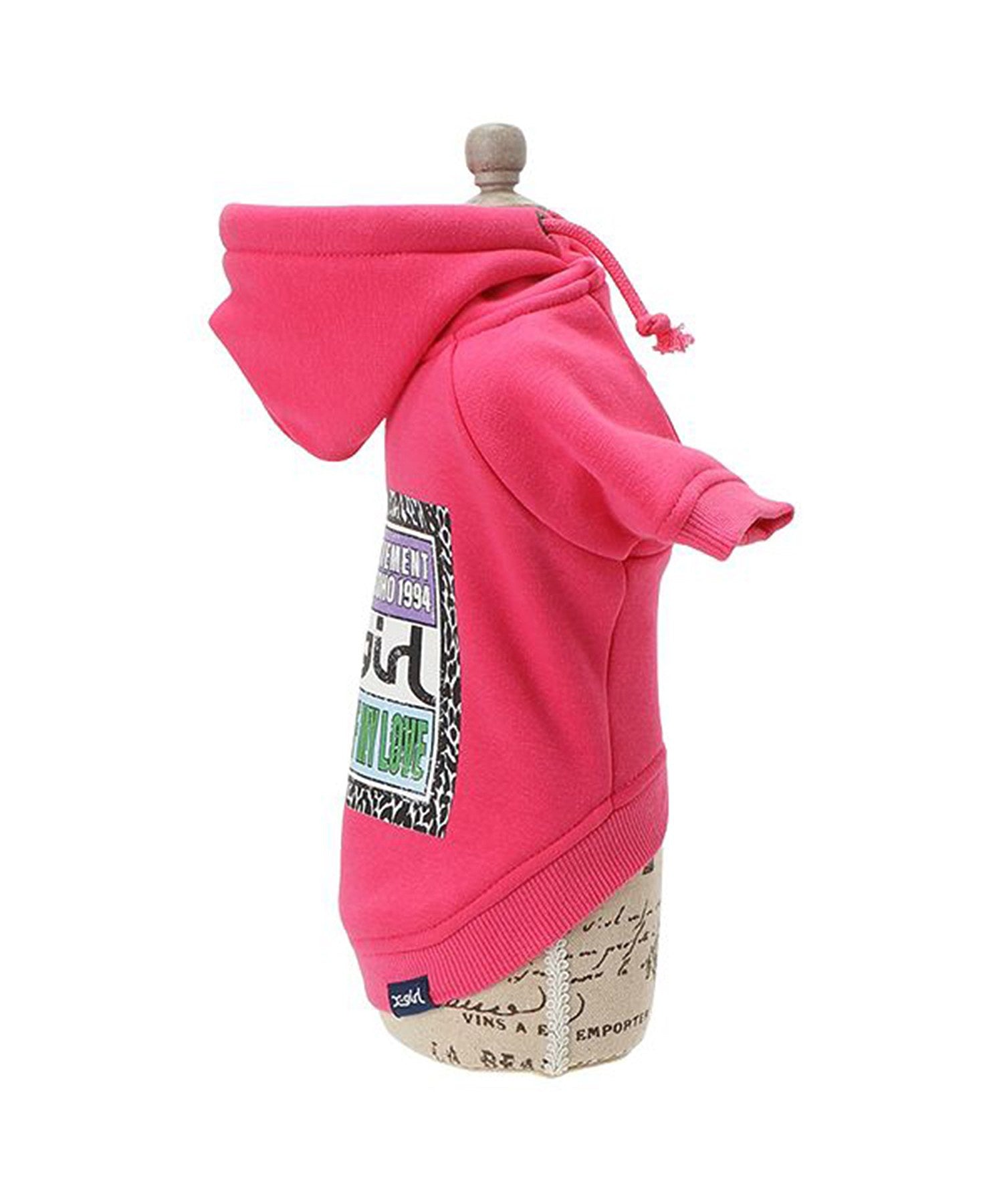 【X-girl DOGWEAR】ヒョウ柄ボックスロゴパーカー