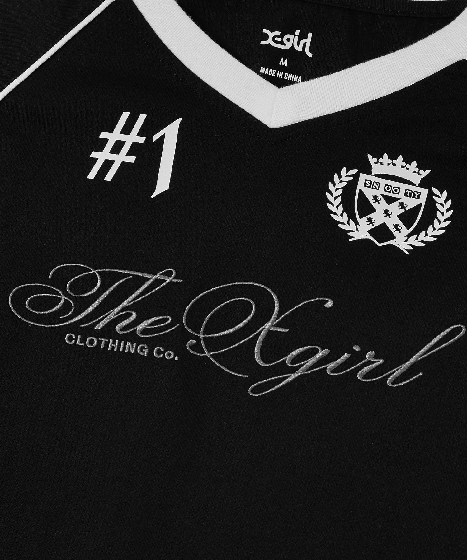 THE X-GIRL UNIFORM S/S BABY TEE