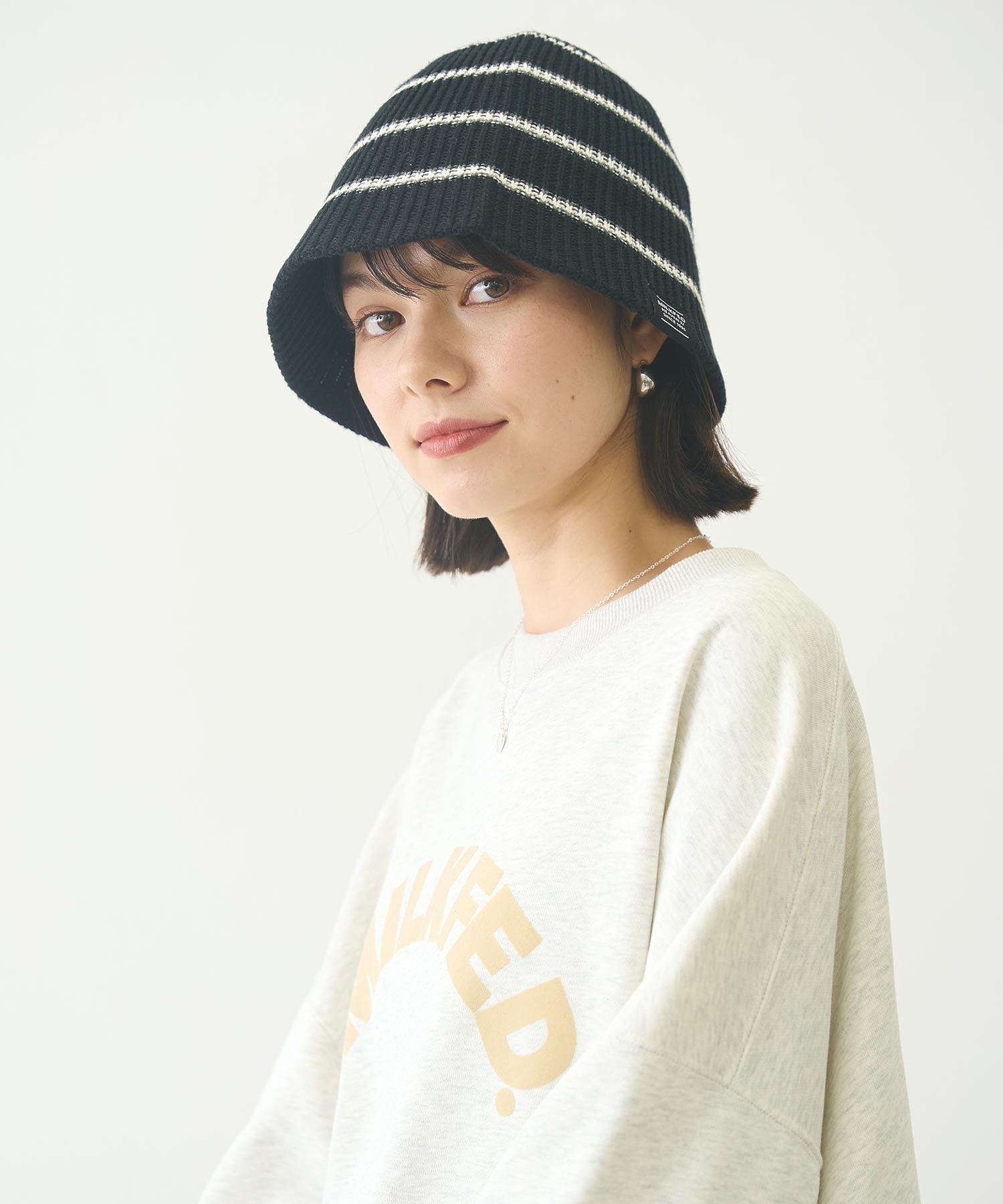 STRIPE KNIT HAT