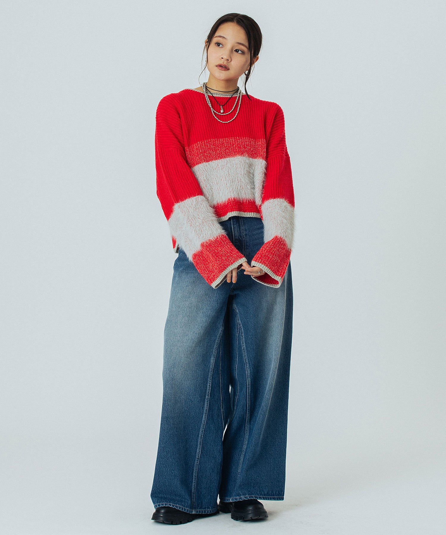model:160cm 着用サイズ:S