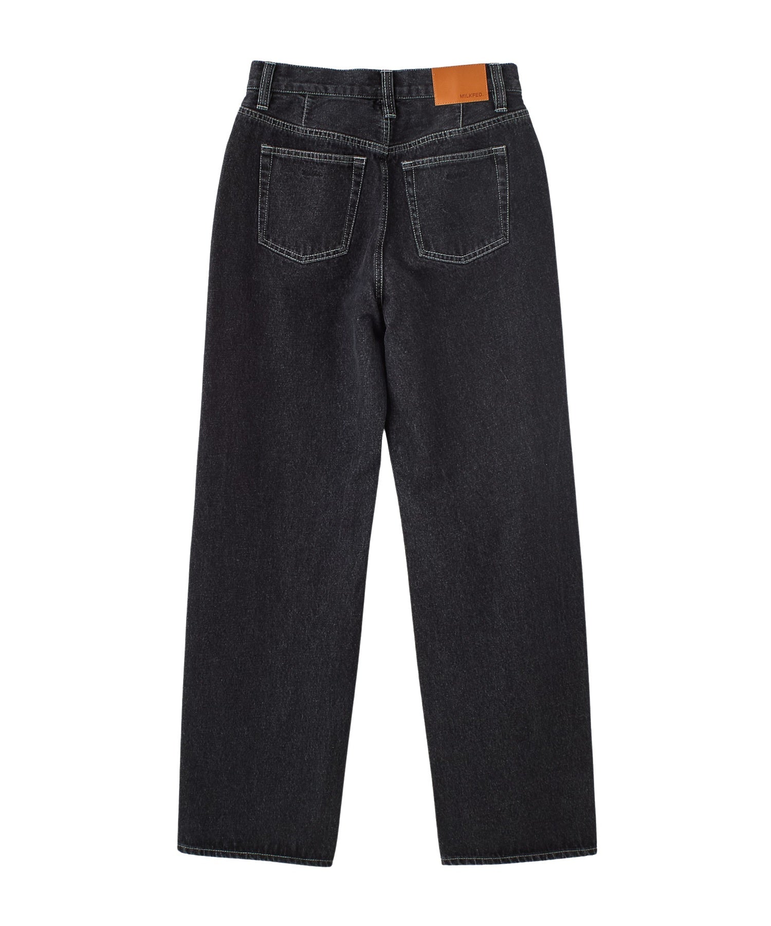 MILKFED. EMBROIDERED DENIM PANTS