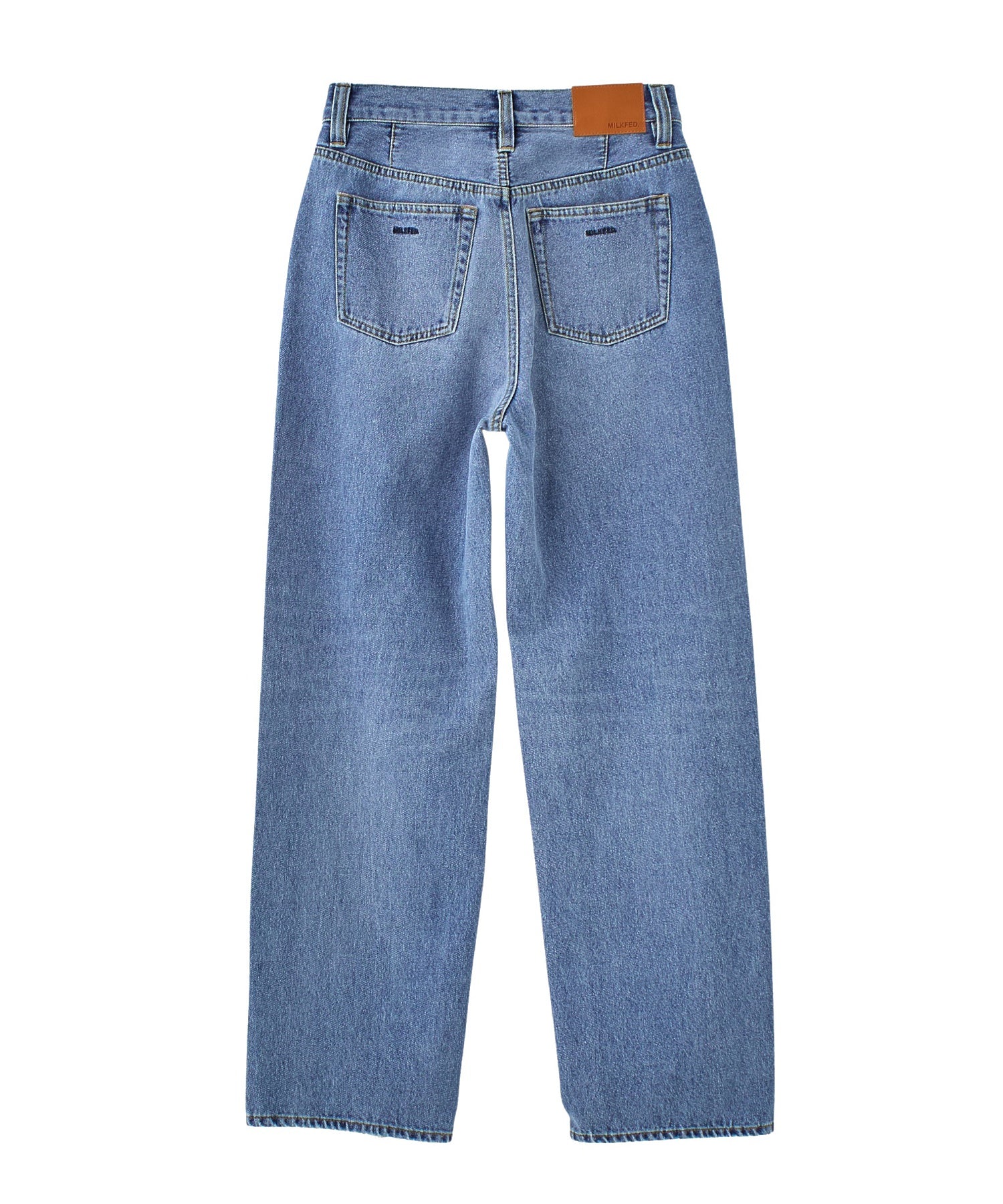 MILKFED. EMBROIDERED DENIM PANTS