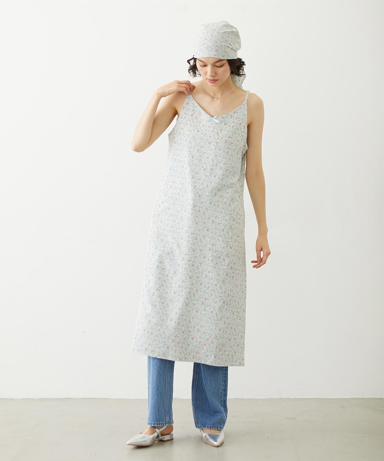 FLORAL CAMISOLE DRESS