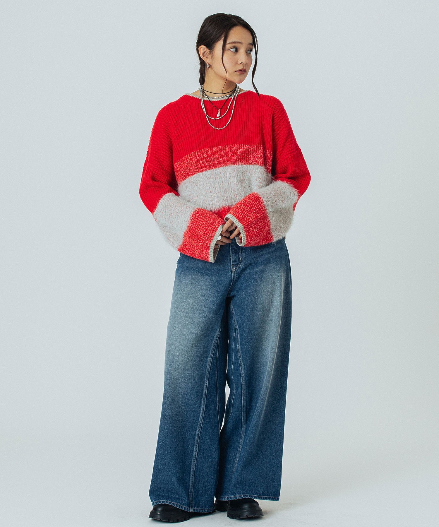 model:160cm 着用サイズ:S