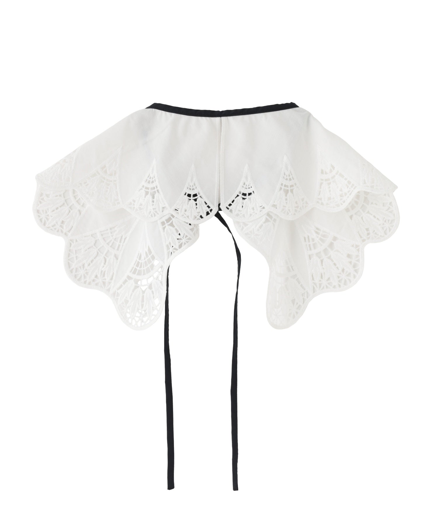 MULTI RUFFLE COLLAR BLOUSE