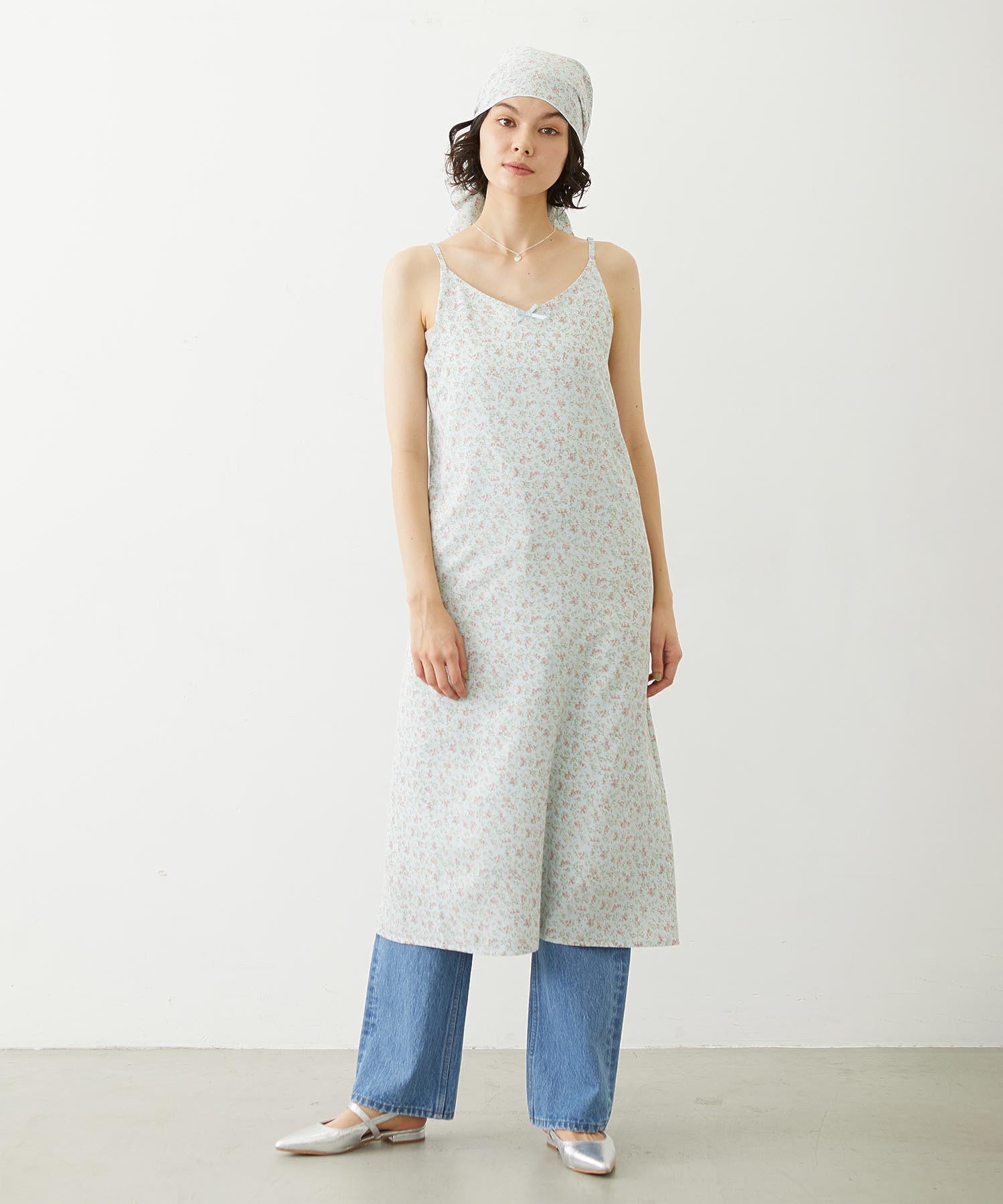 FLORAL CAMISOLE DRESS