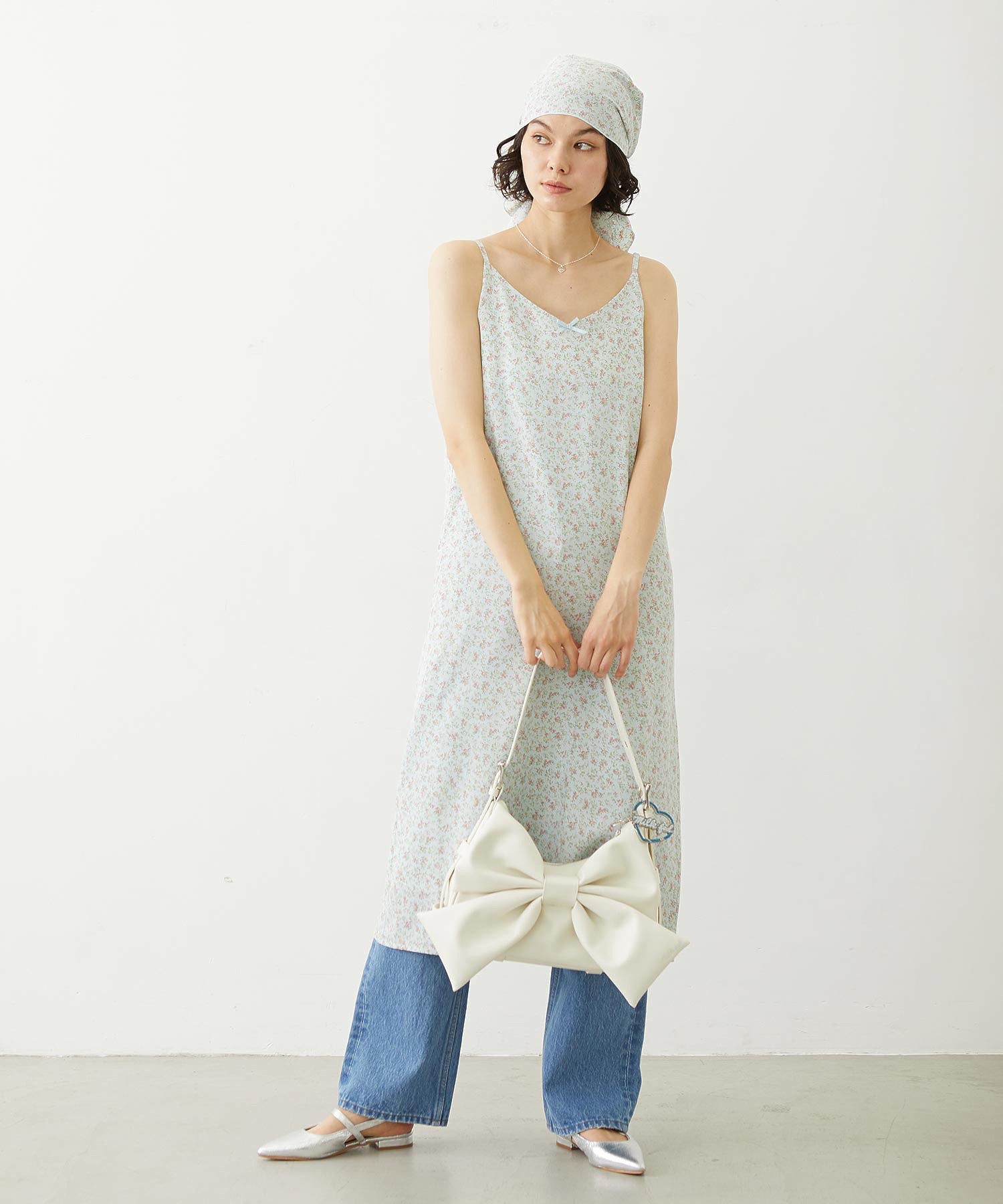 FLORAL CAMISOLE DRESS