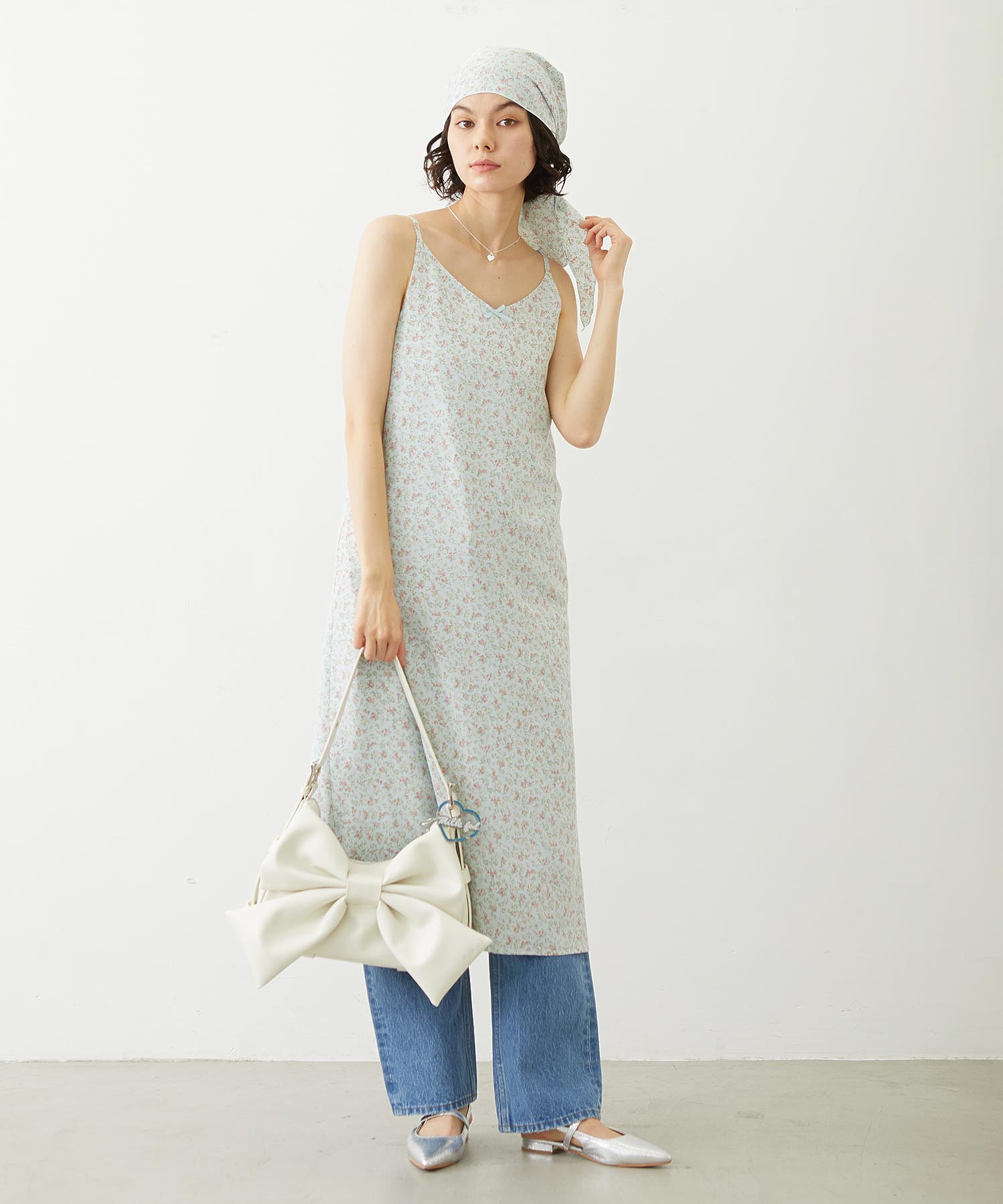 FLORAL CAMISOLE DRESS