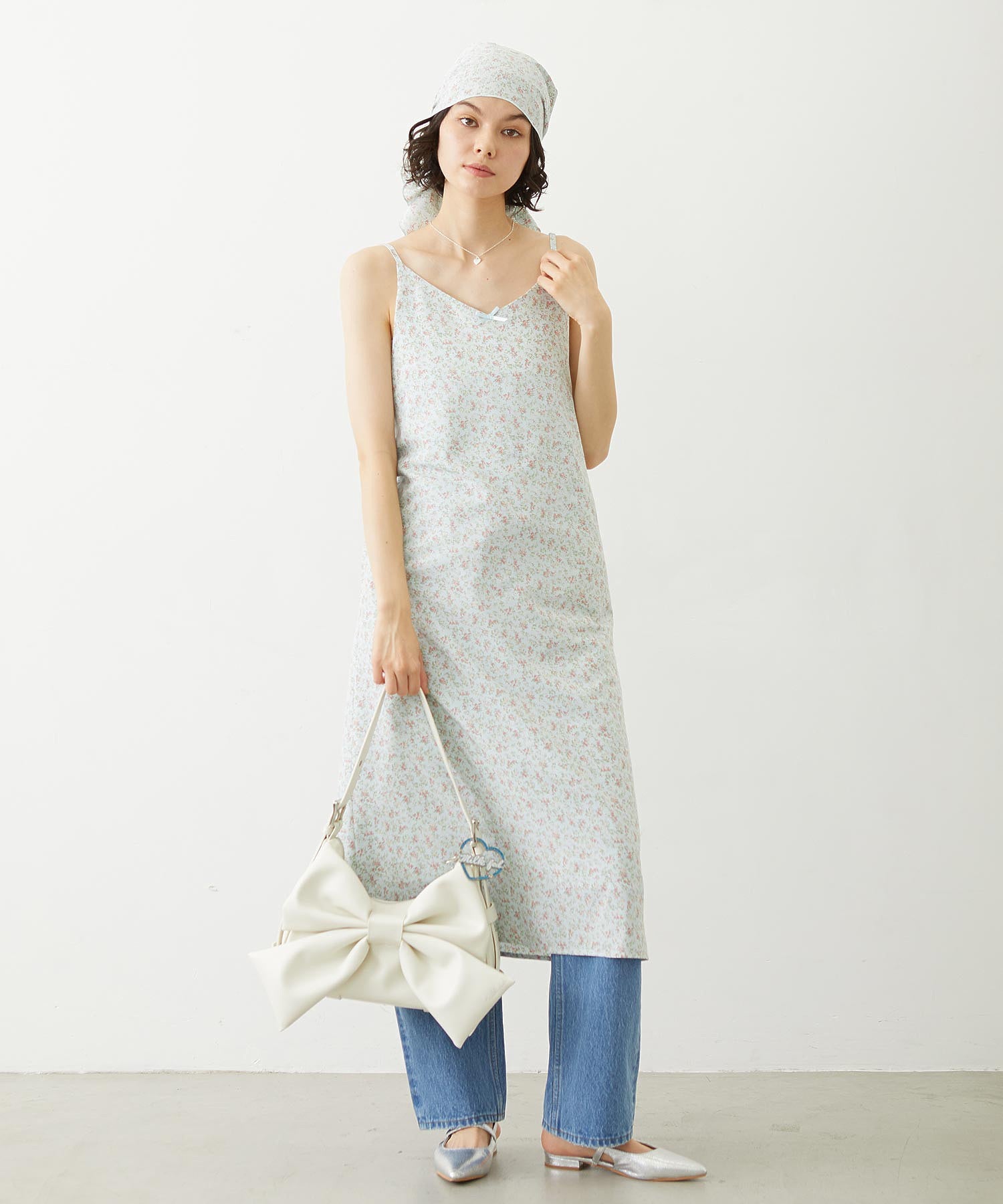 FLORAL CAMISOLE DRESS