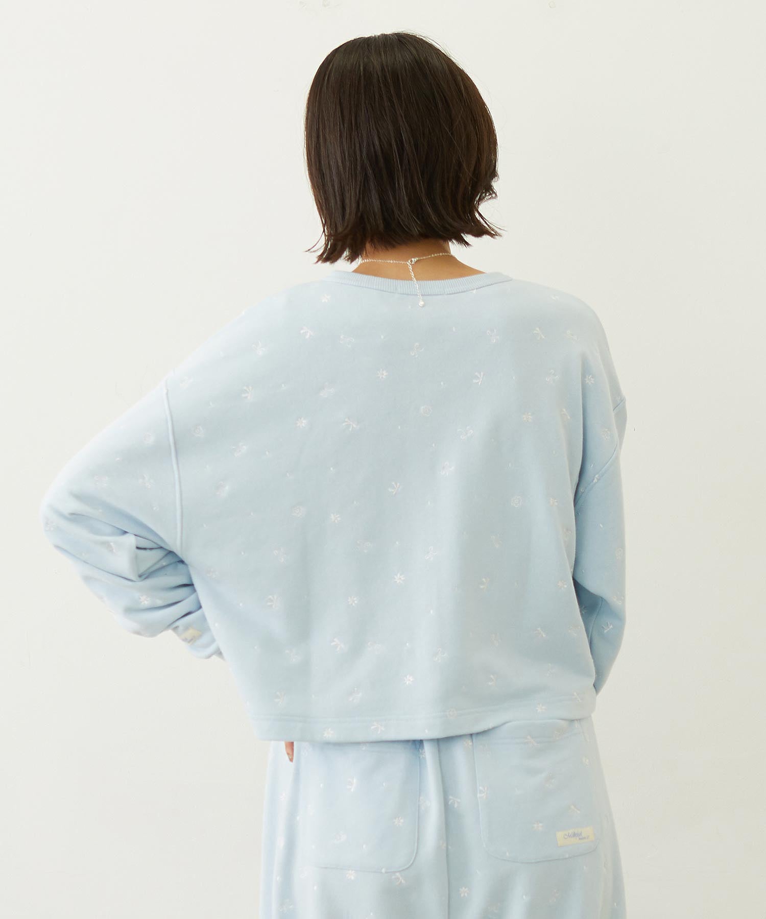EMBROIDERY SWEAT JACKET