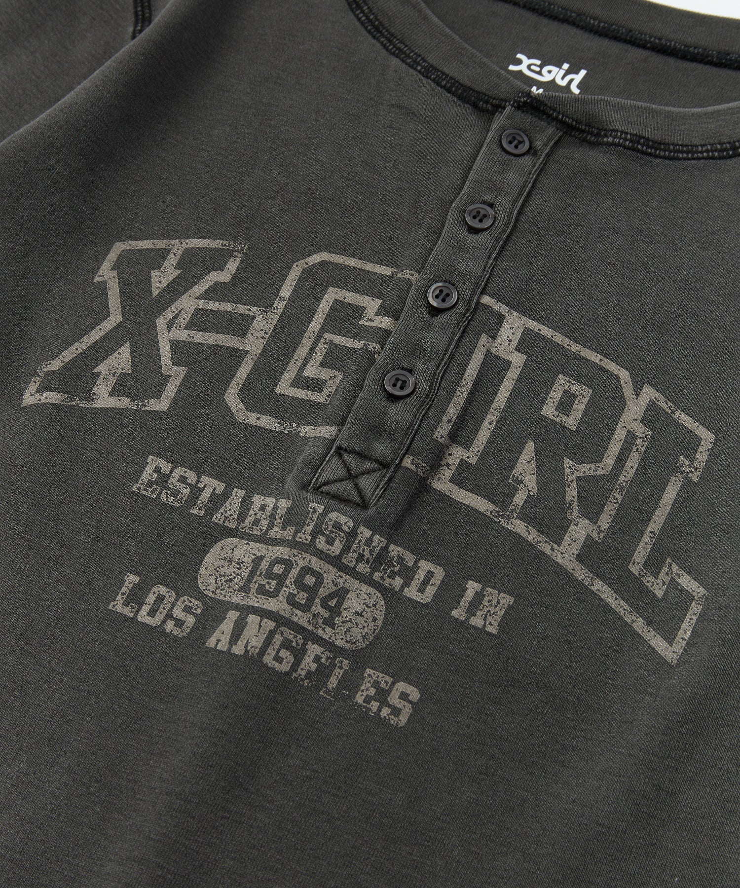 COLLEGE LOGO L/S COMPACT TOP