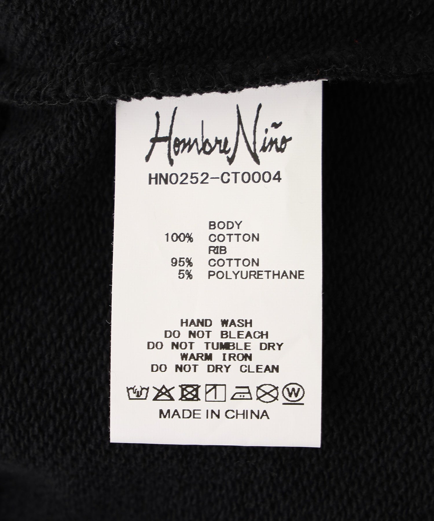 HOMBRENINO/オンブレ・ニーニョ/CREW NECK FEVER HN0252-CT0004