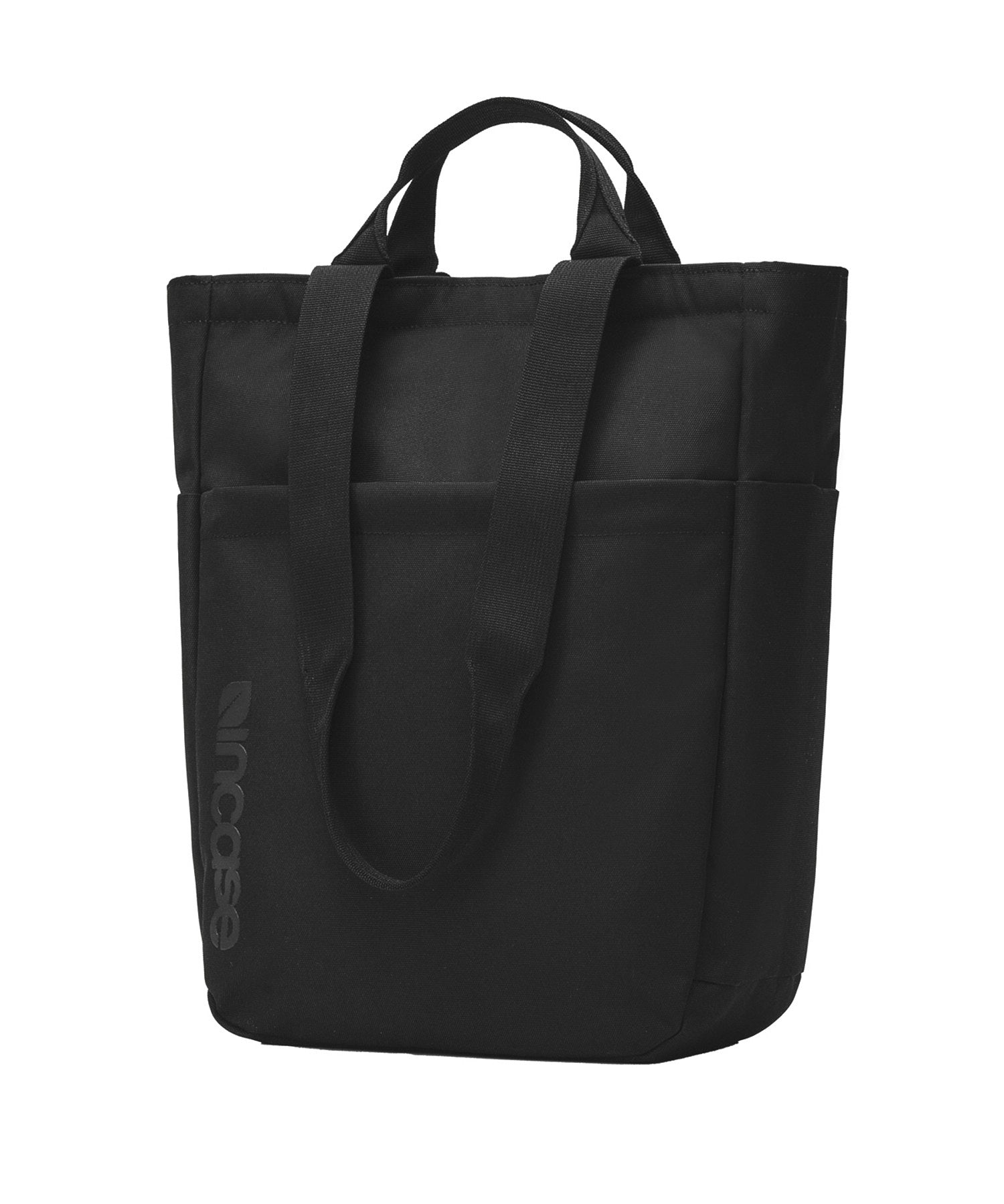 Grid 2-Way Tote Bag - Black