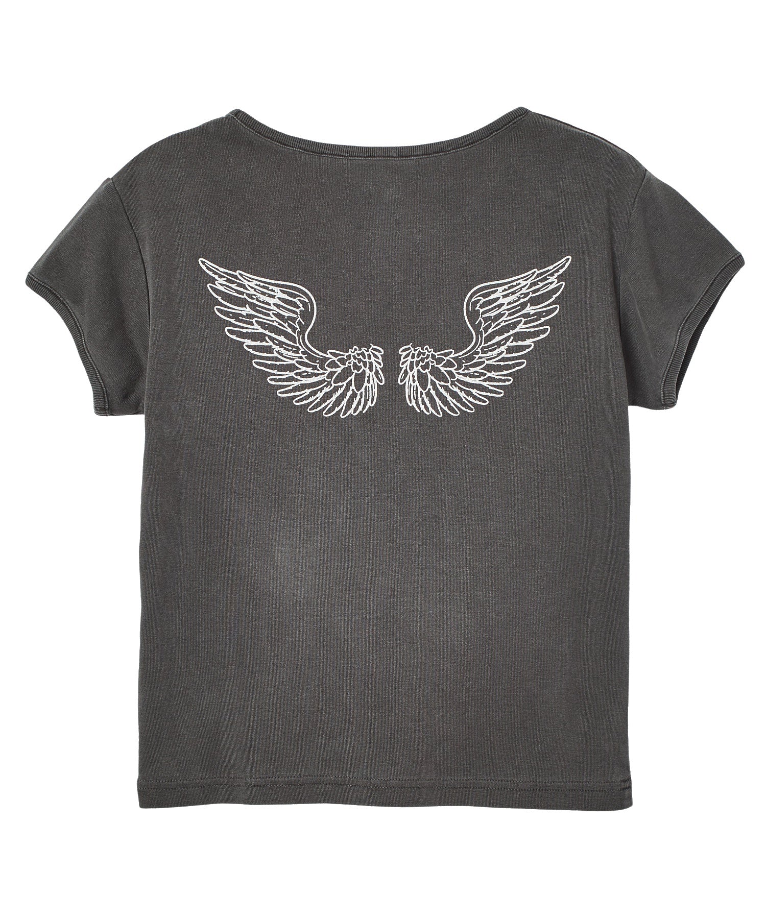 FADED ANGEL WING S/S BABY TEE