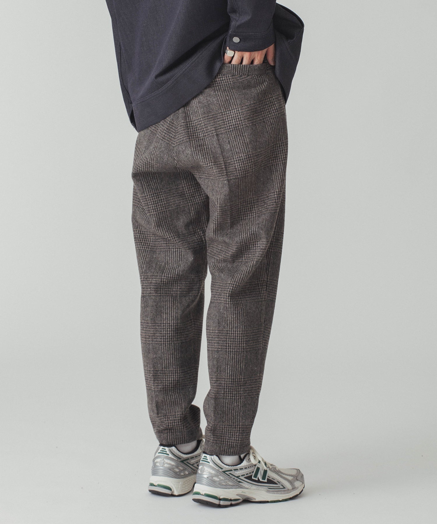 WHITE MOUNTAINEERING/ホワイトマウンテニアリング/GLEN CHECK 1 TUCK PANTS/WM2473411