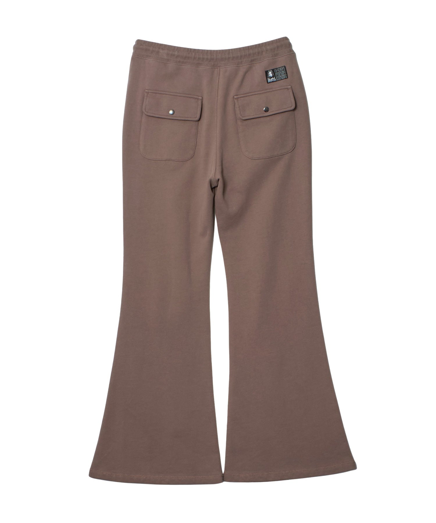 FACE LABEL FLARE SWEATPANTS