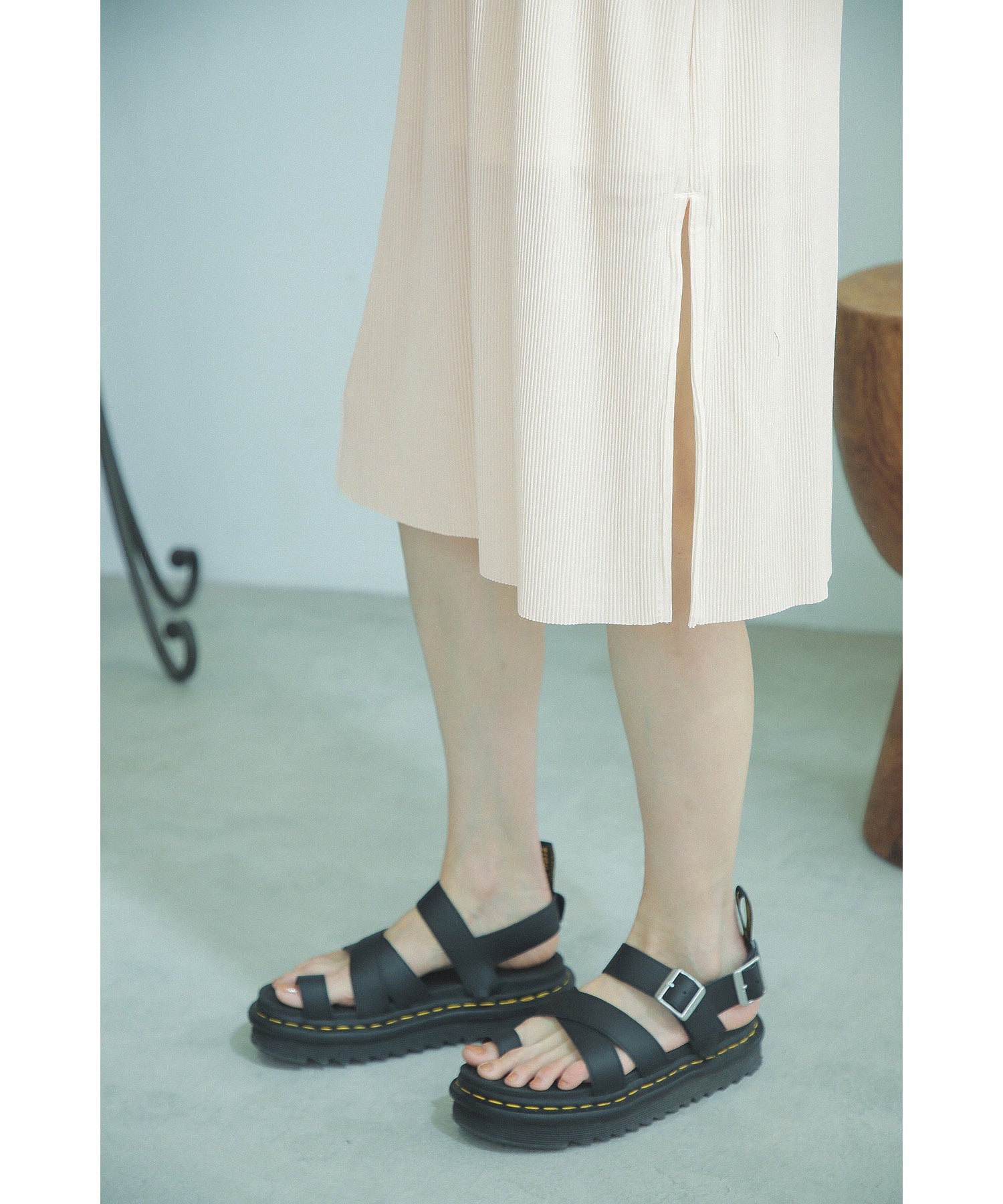 adidas<ROSE BUD EXCLUSIVE>アディカラー プリセ スカート