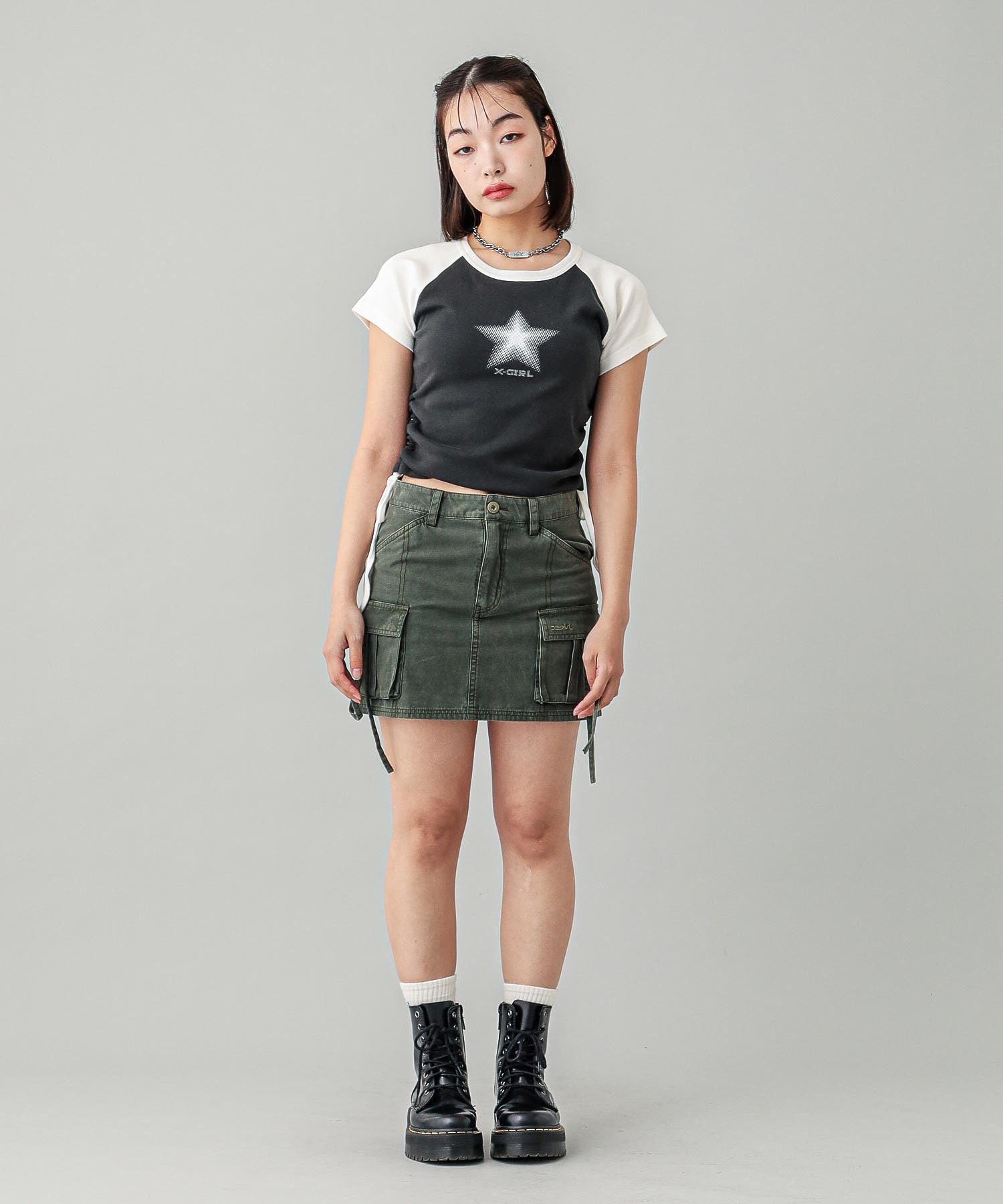 DOTTED STAR S/S RAGRAN BABY TOP