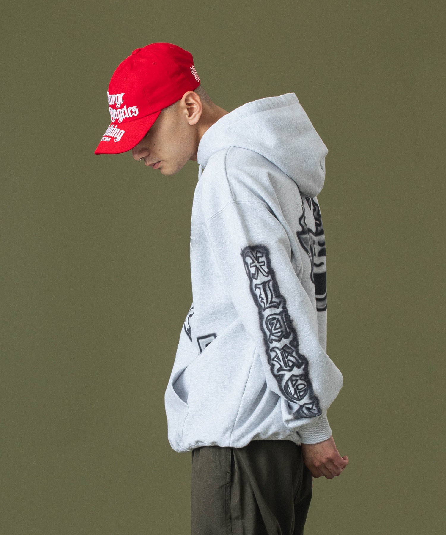 AIRBRUSH PULLOVER HOODED SWEATSHIRT
