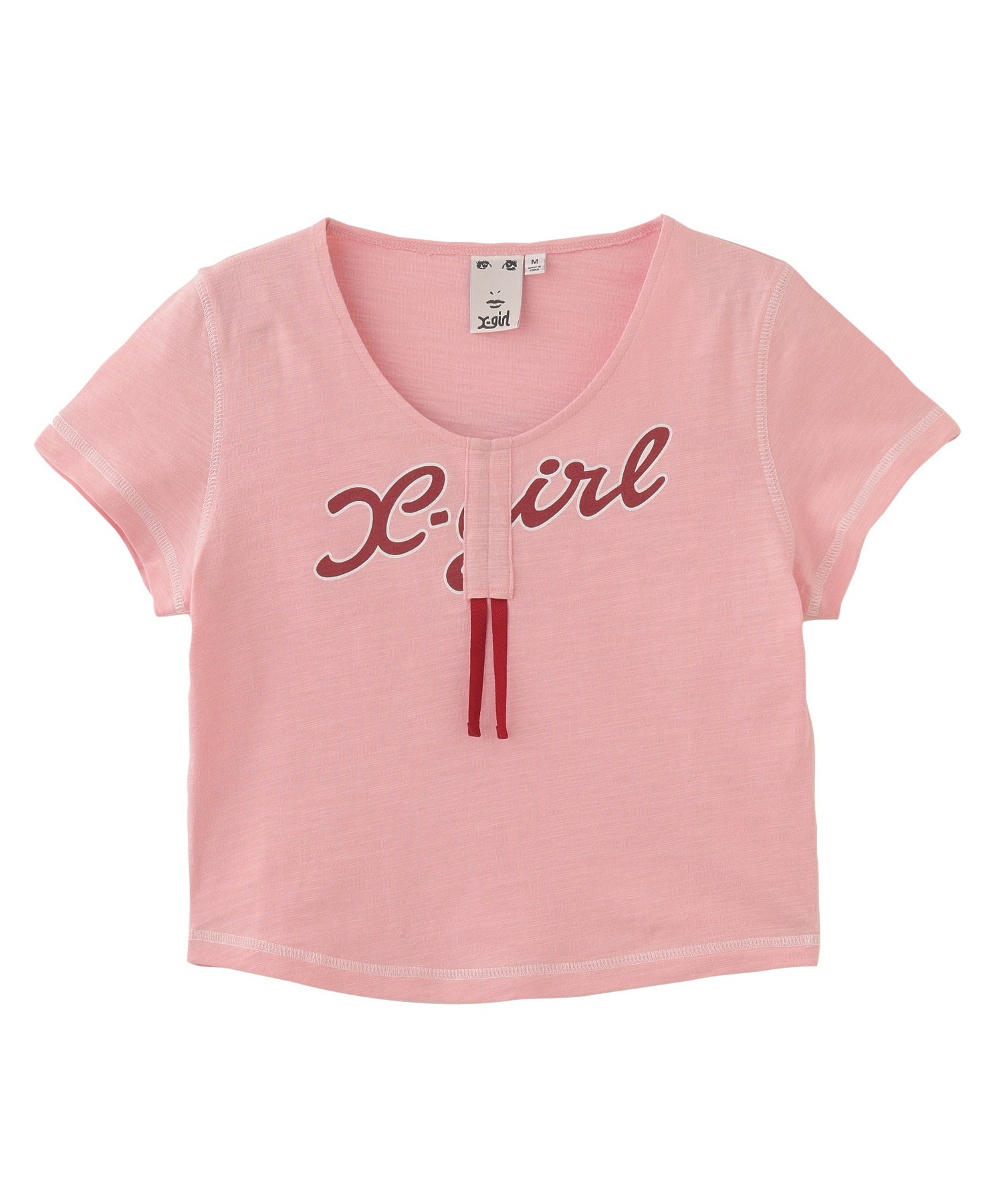 RIBBONED NECK BABY TOP