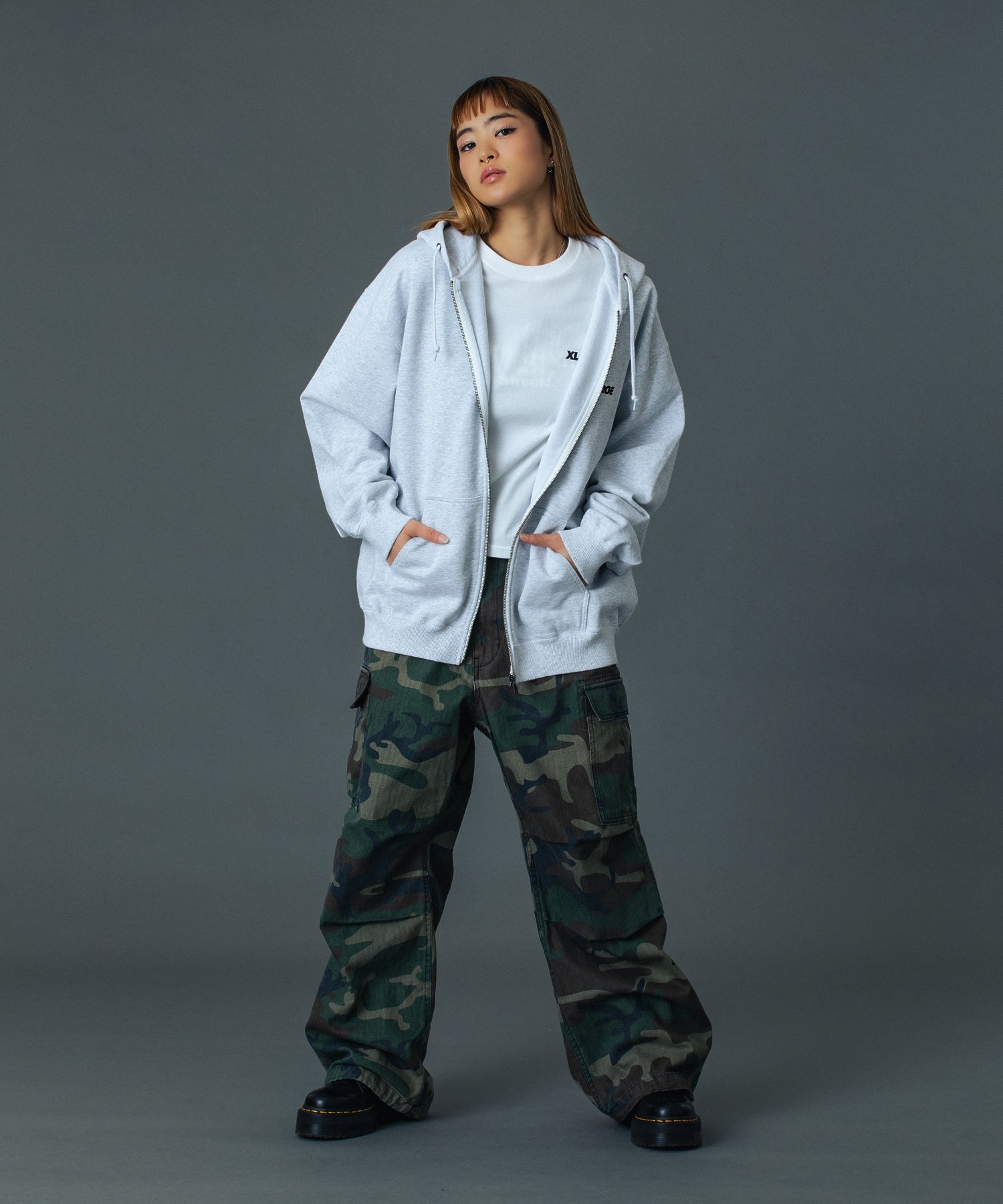 FLIP OG ZIP HOODED SWEATSHIRT