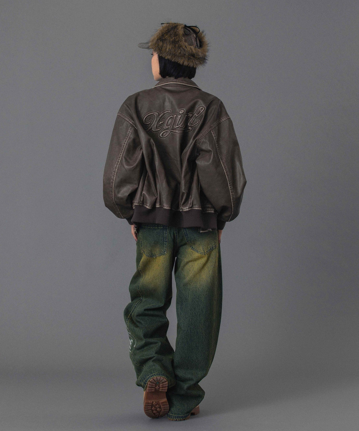 EMBOSSED LOGO PATCH EARFLAP CAP