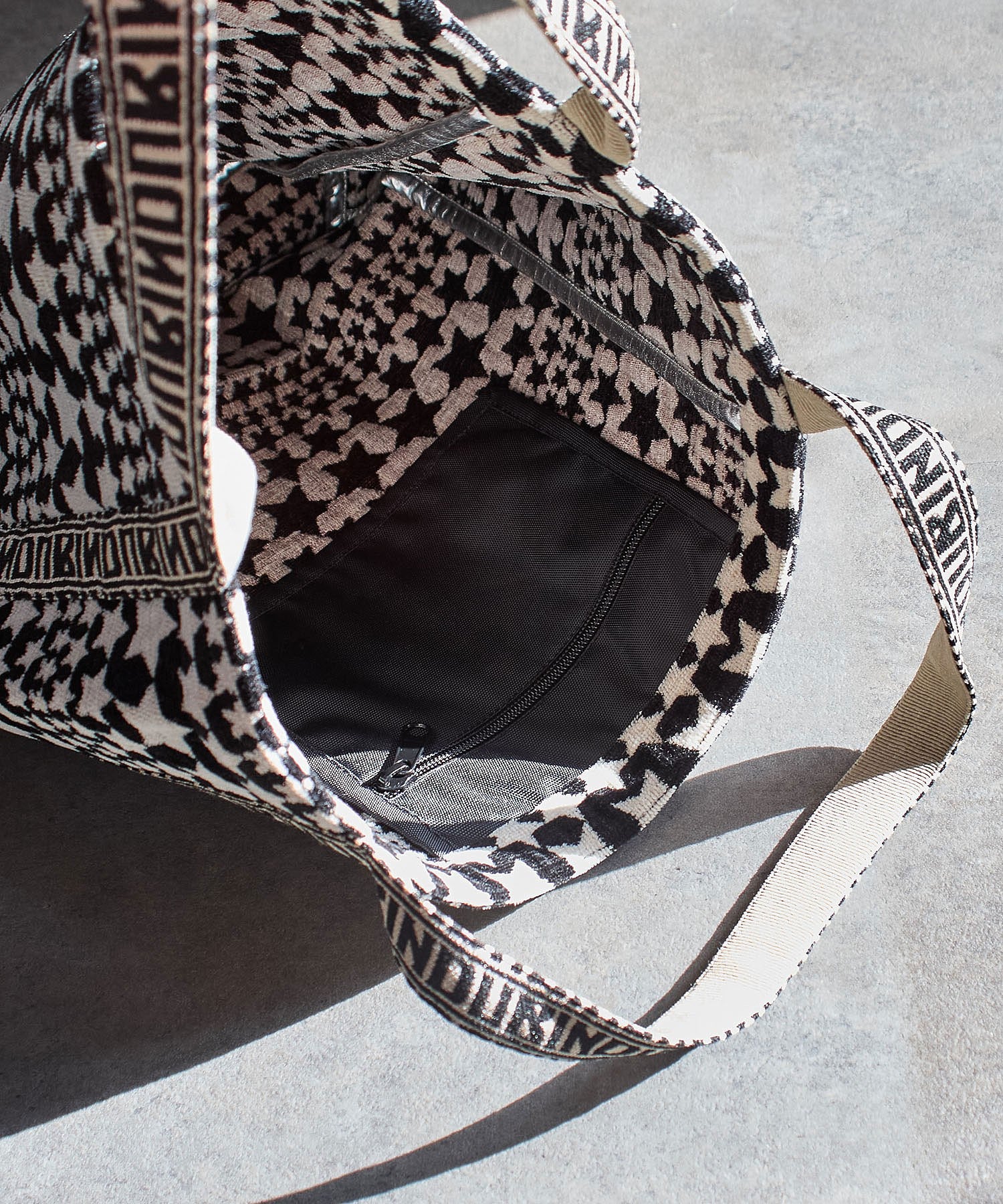 BINDU/STARS JACQUARD TOTE BAG