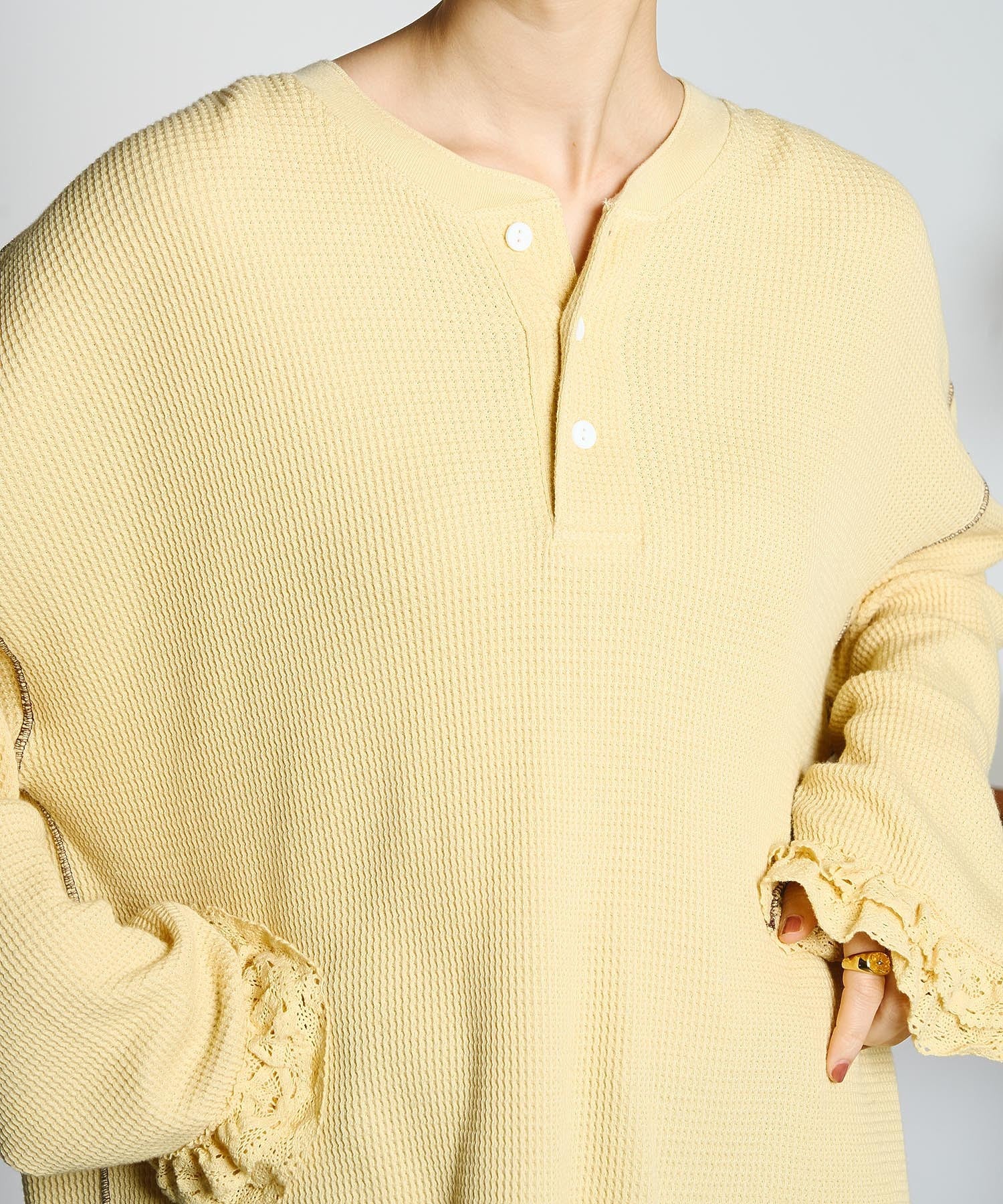 CREOLME/HENRY NECK L/S PULLOVER