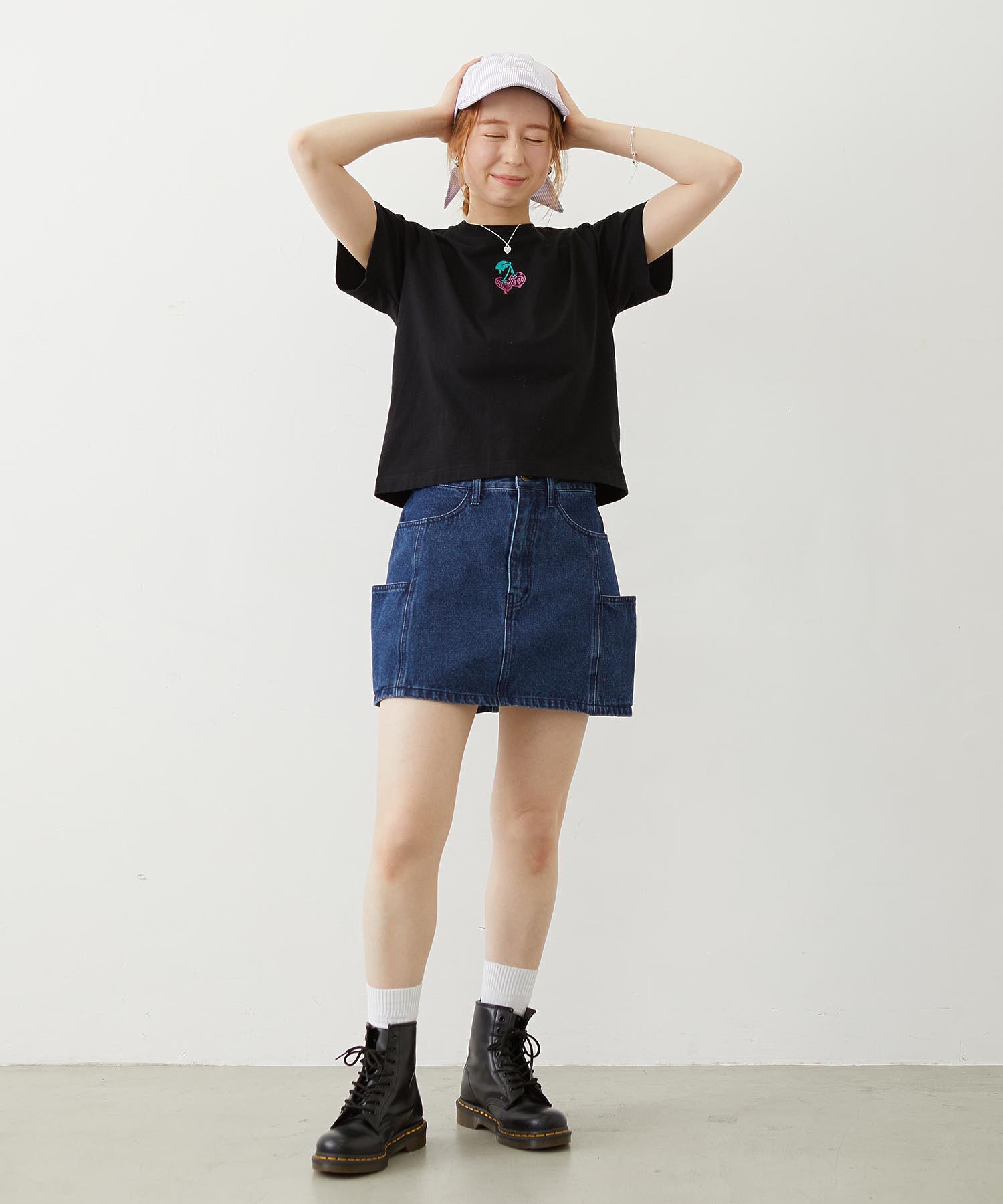 MINI MELTY GLITTER CHERRY COMPACT S/S TEE